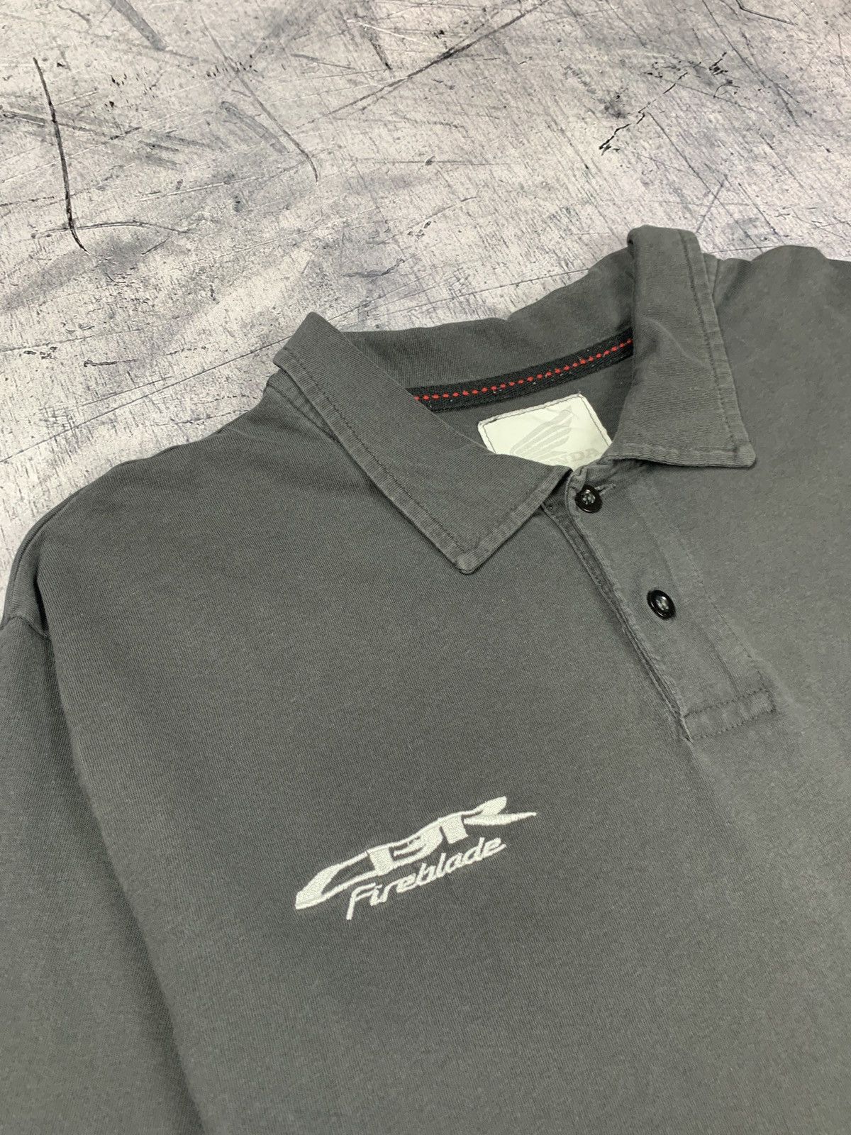 Honda Vintage Honda Racing Polo Tee 90s Size US XXL / EU 58 / 5 - 5 Thumbnail