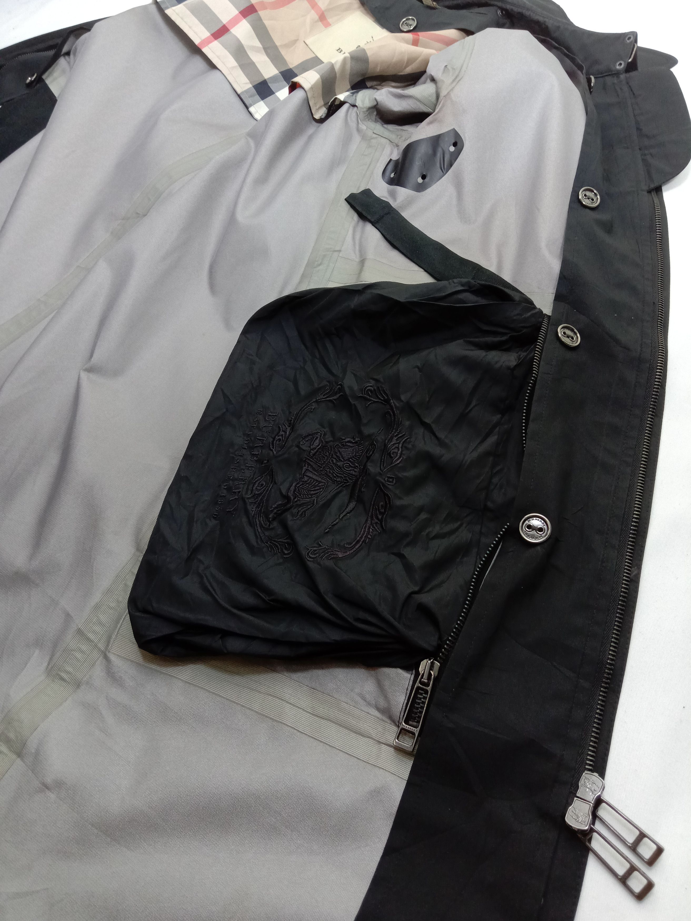 Burberry Vintage Burberry Black Trench Coat Size US M / EU 48-50 / 2 - 11 Thumbnail