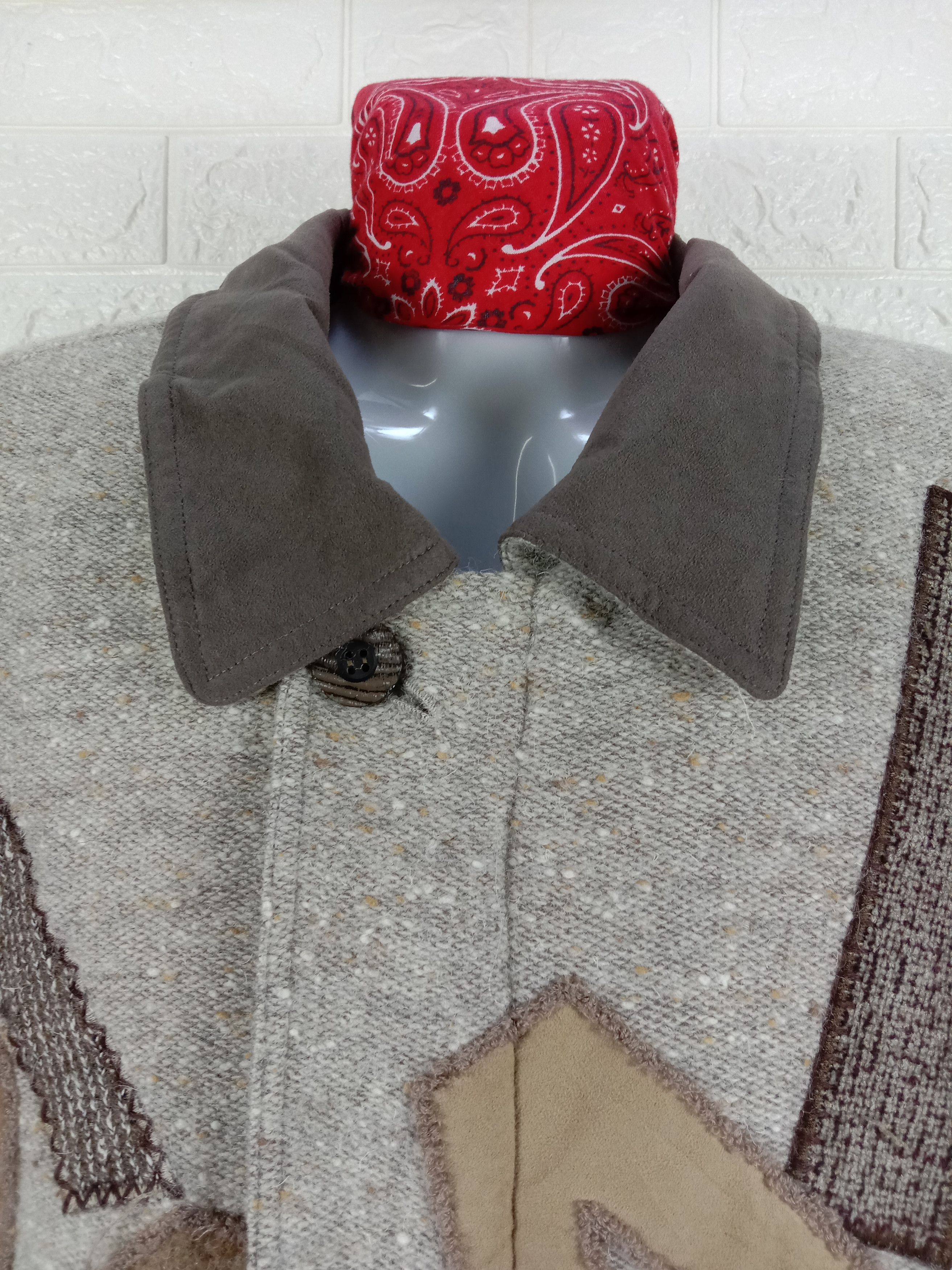Hardy Amies Vintage Hardy Amies Patchwork Design Jacket Size US XL / EU 56 / 4 - 5 Thumbnail