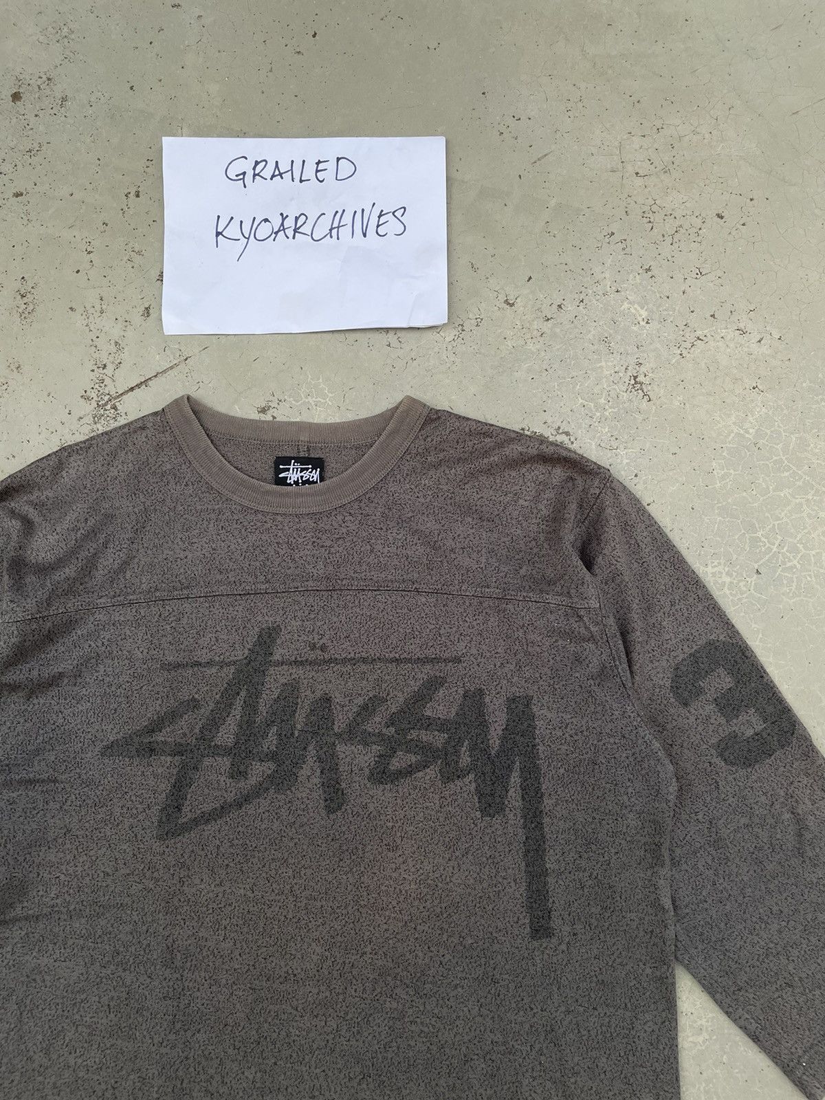 Stussy STUSSY SPELL OUT 3 QUARTER TEE Size US S / EU 44-46 / 1 - 3 Thumbnail