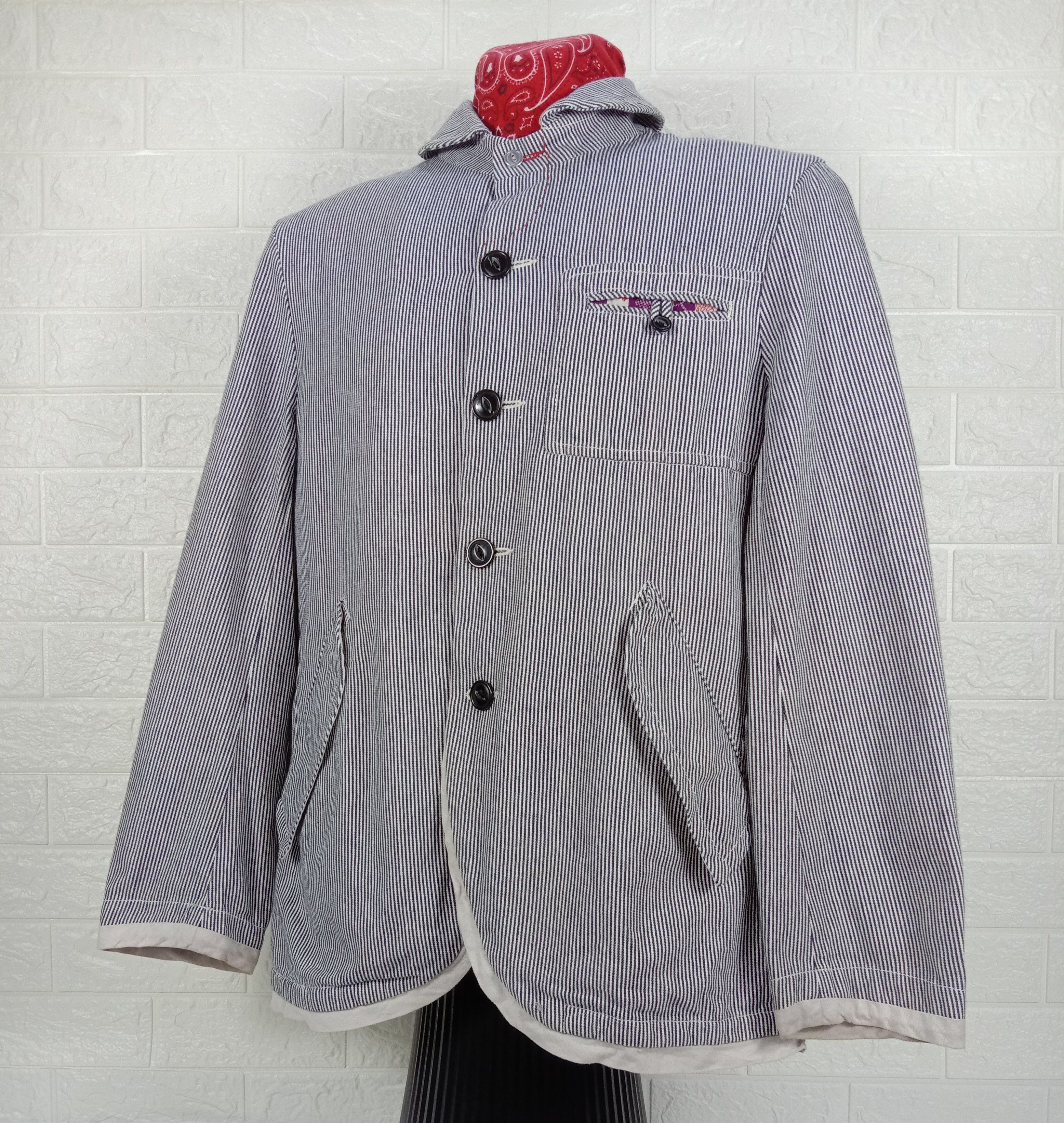 PPFM Vintage PPFM Hickory Striped Jacket Size US M / EU 48-50 / 2 - 3 Thumbnail