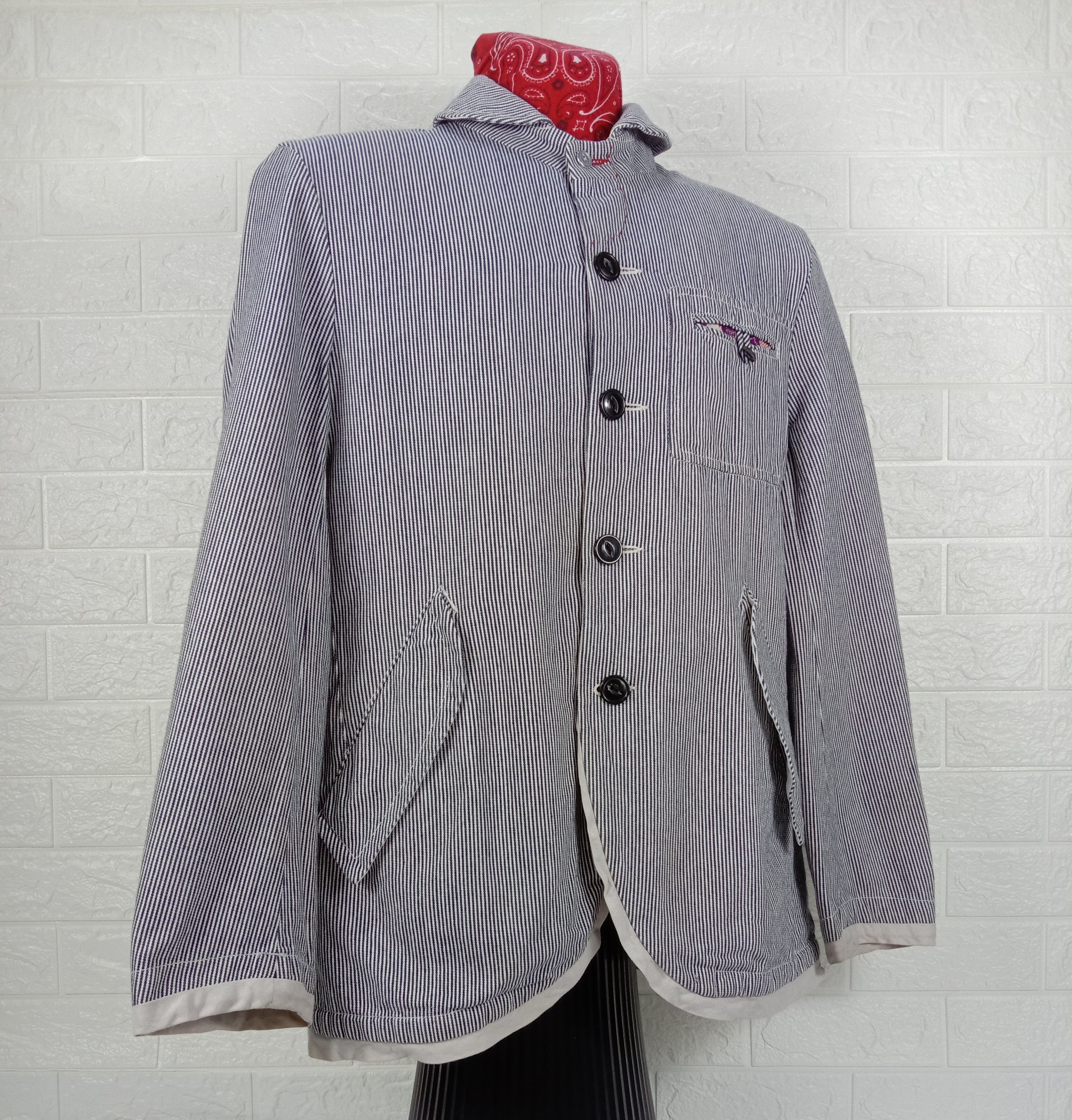 PPFM Vintage PPFM Hickory Striped Jacket Size US M / EU 48-50 / 2 - 2 Thumbnail
