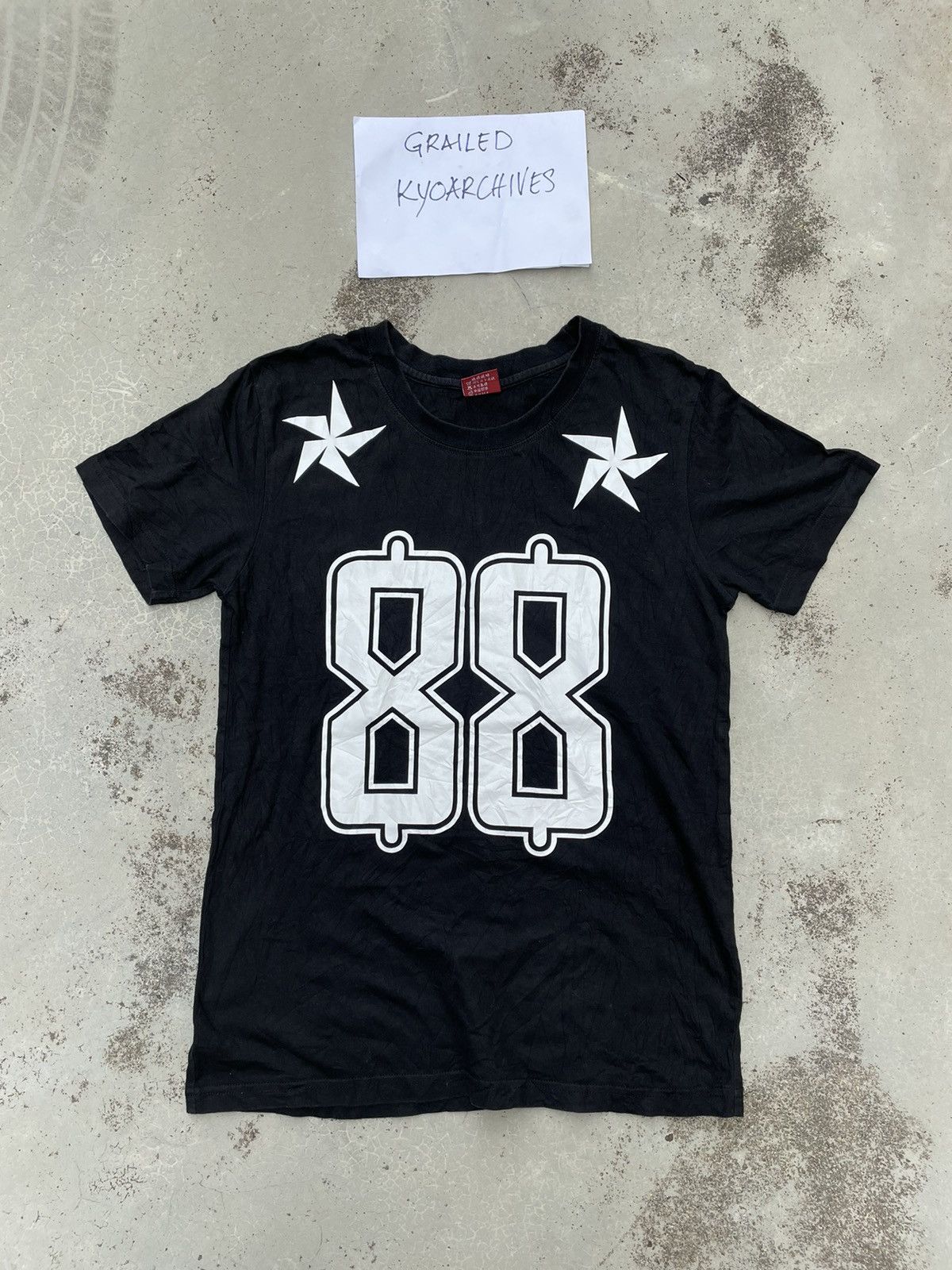 Band Tees 88 G-DRAGON BLACK TEE Size US M / EU 48-50 / 2 - 2 Thumbnail