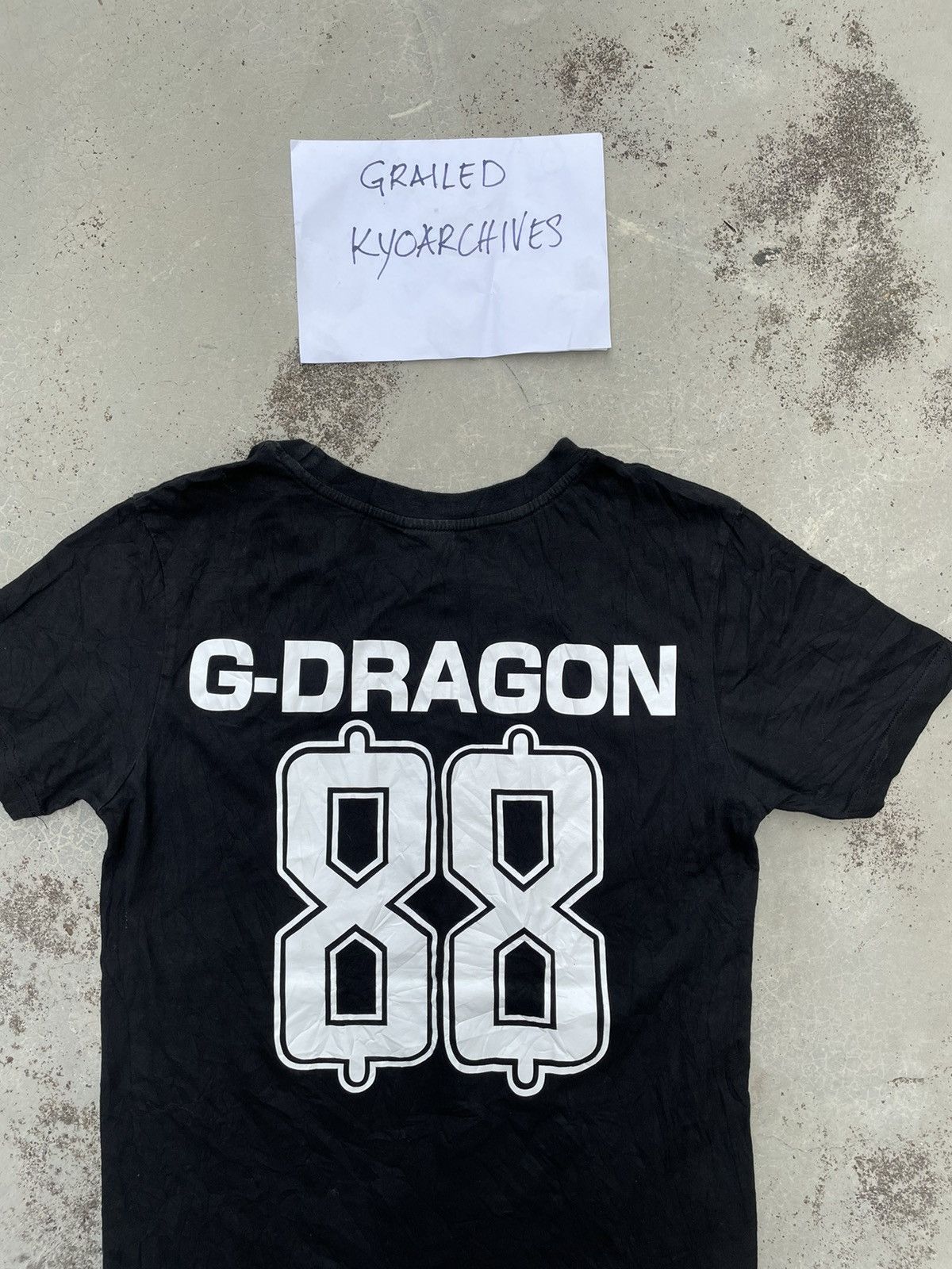 Band Tees 88 G-DRAGON BLACK TEE Size US M / EU 48-50 / 2 - 5 Thumbnail