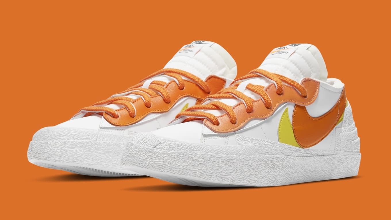 Nike × Sacai Nike Sacai Blazer Low Orange Size US 12 / EU 45 - 1 Preview