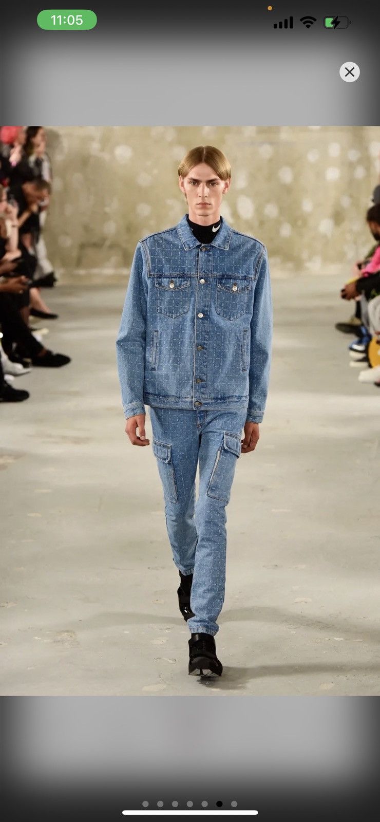 1017 ALYX 9SM Alyx Print Denim Jacket Size US L / EU 52-54 / 3 - 7 Thumbnail