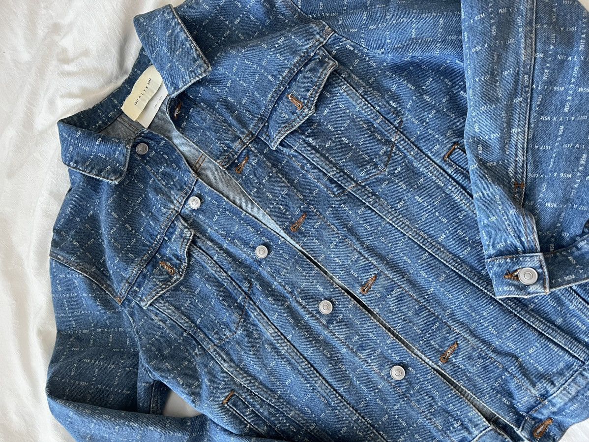 1017 ALYX 9SM Alyx Print Denim Jacket Size US L / EU 52-54 / 3 - 1 Thumbnail