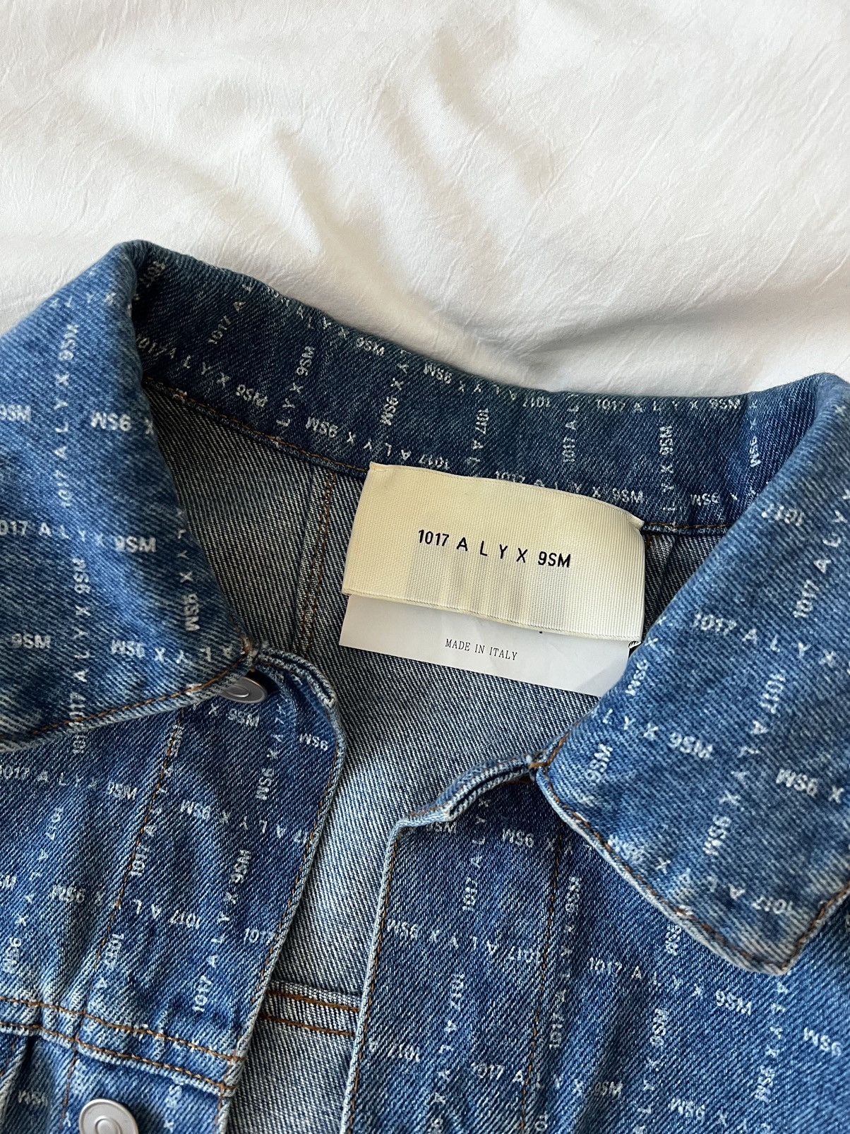 1017 ALYX 9SM Alyx Print Denim Jacket Size US L / EU 52-54 / 3 - 2 Thumbnail