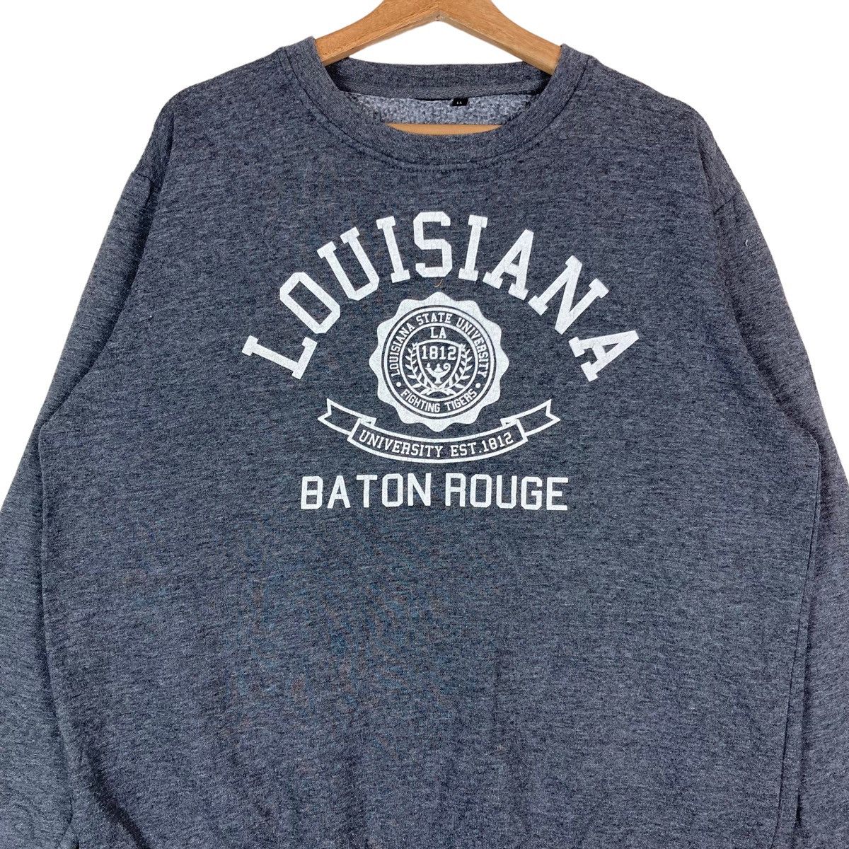 Vintage Vintage Lousiana University Spell Out Pullover Jumper Size US XL / EU 56 / 4 - 2 Thumbnail