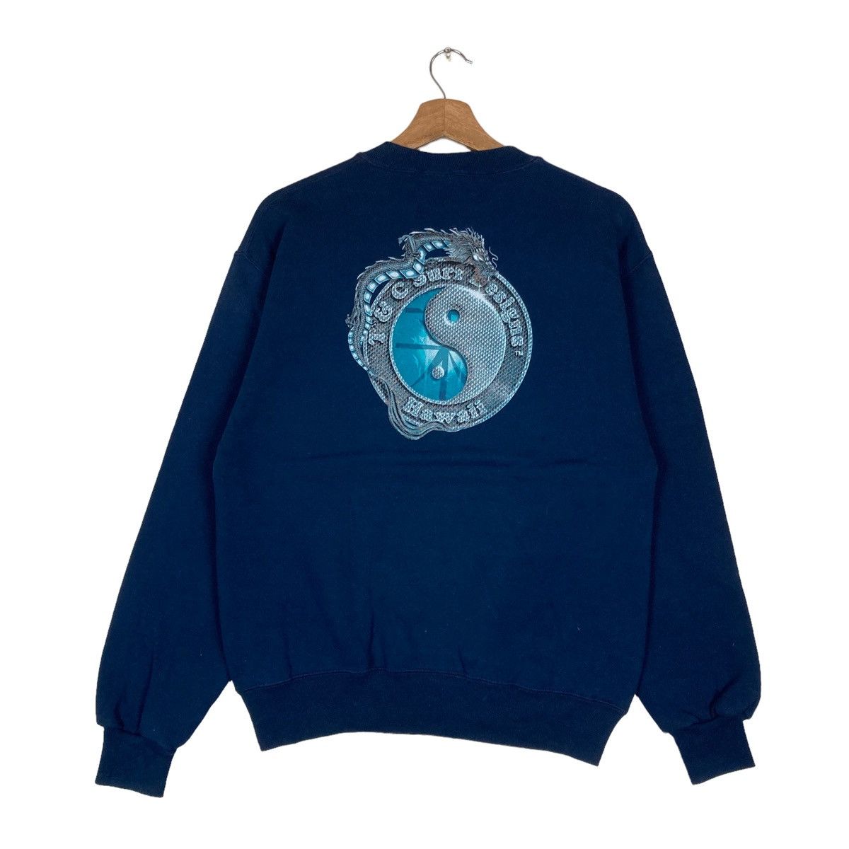 Vintage Town and City Surfing Pullover Jumper Sweatshirt