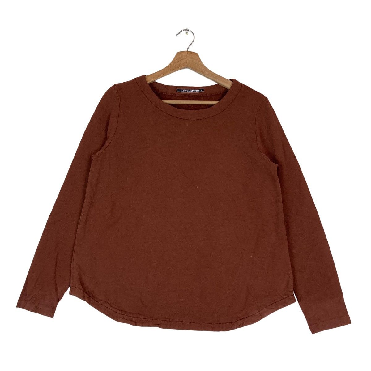Vintage Vintage European Culture Plain Pullover Jumper Sweatshirt Size US M / EU 48-50 / 2 - 1 Thumbnail