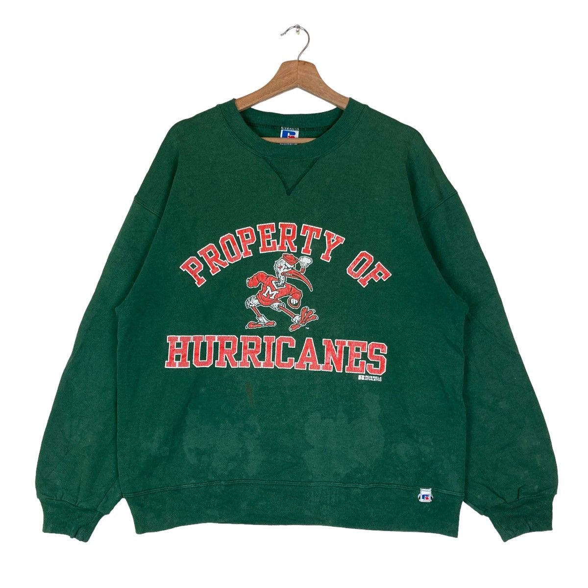 Russell Athletic Vintage Russell Athletic Property of Hurricanes Spell Out Size US L / EU 52-54 / 3 - 1 Thumbnail