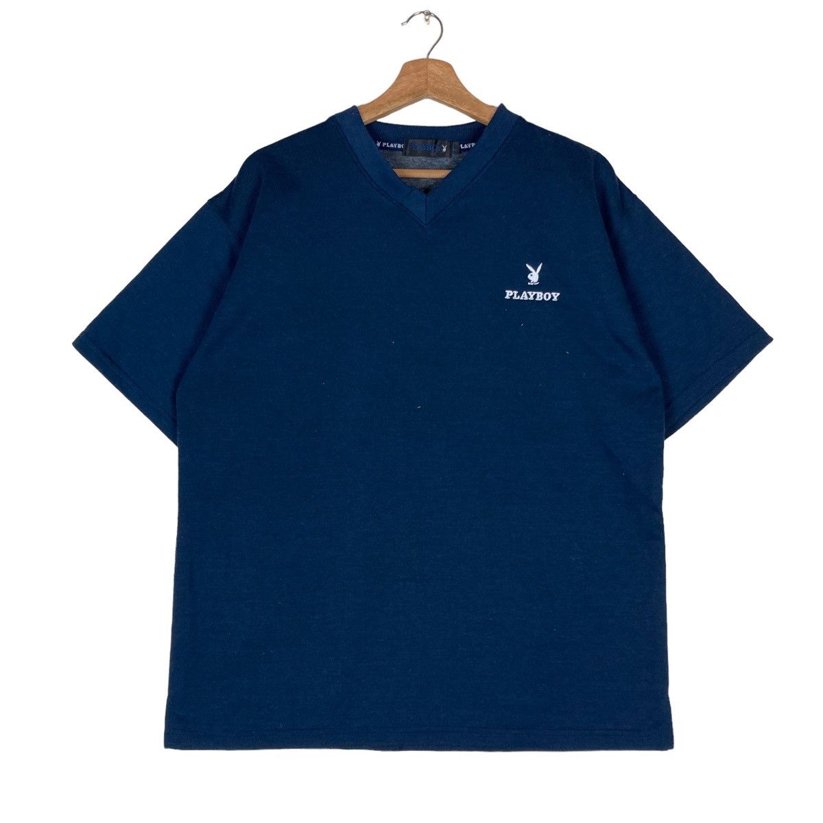 Playboy Vintage Playboy Pullover Jumper Tshirt Size US L / EU 52-54 / 3 - 2 Thumbnail