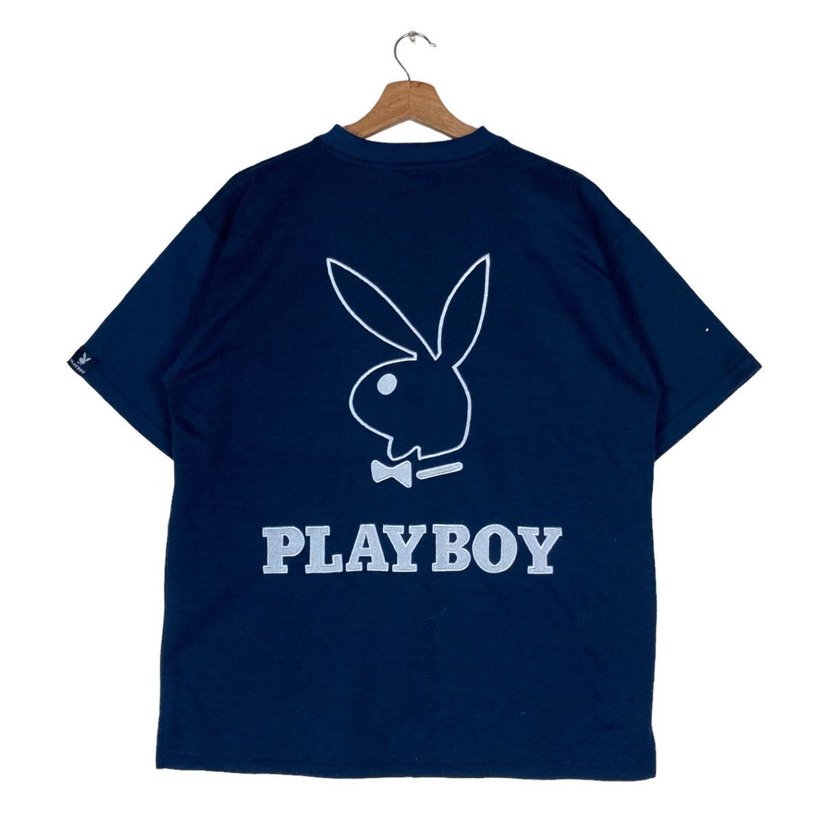 Playboy Vintage Playboy Pullover Jumper Tshirt Size US L / EU 52-54 / 3 - 1 Thumbnail