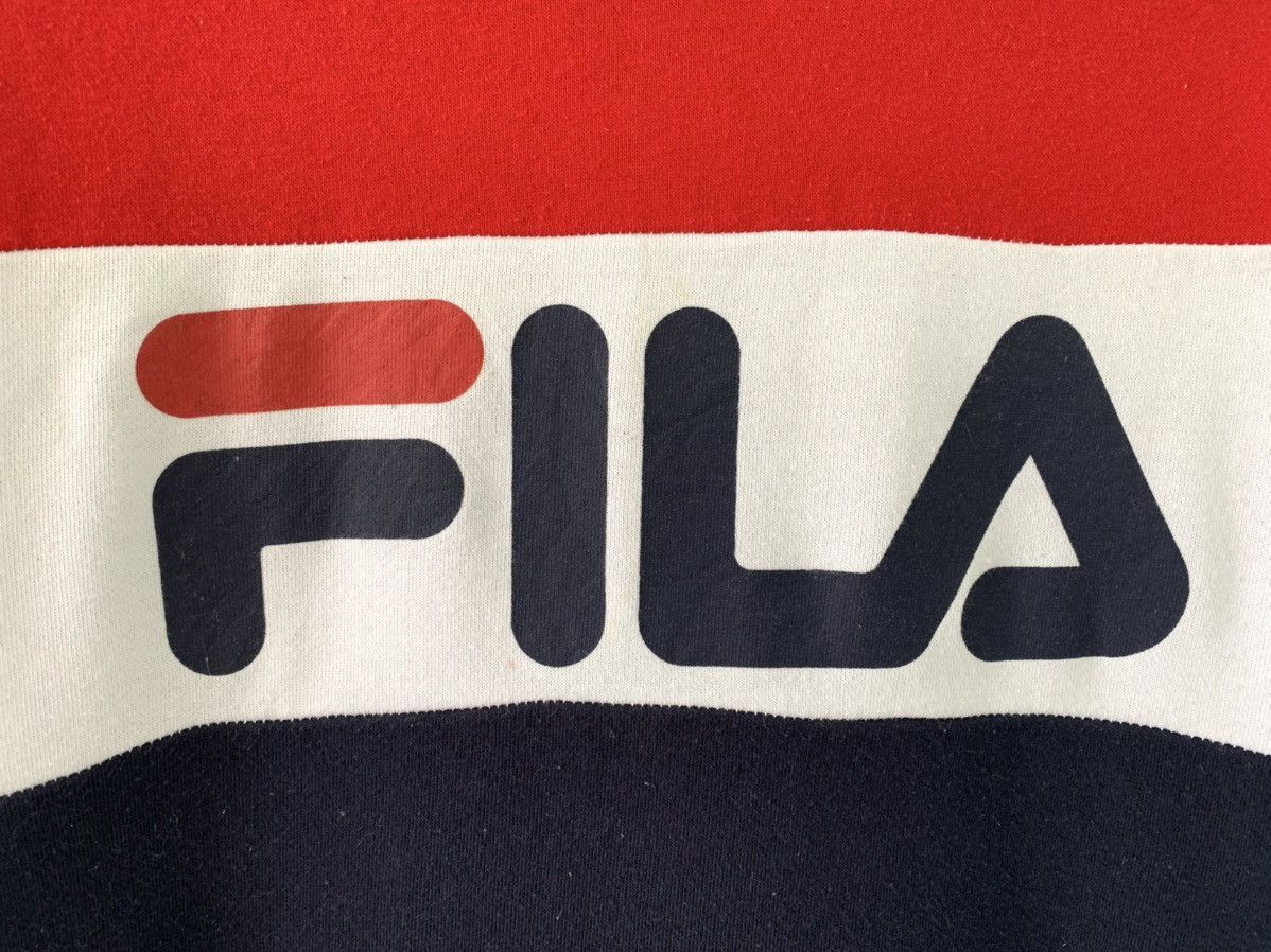 Fila Fila Sport Colour Block Big Logo Crewneck Sweatshirt Size M Size US M / EU 48-50 / 2 - 5 Thumbnail