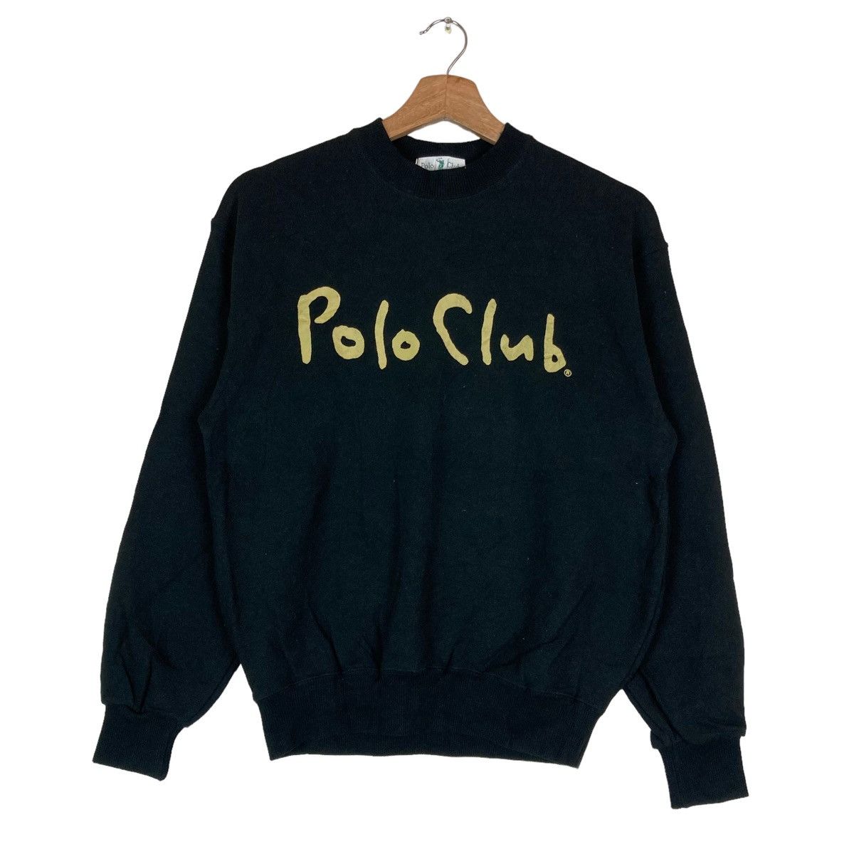 Vintage Vintage Polo Club Spell Out Pullover Jumper Sweatshirt Size US S / EU 44-46 / 1 - 1 Thumbnail
