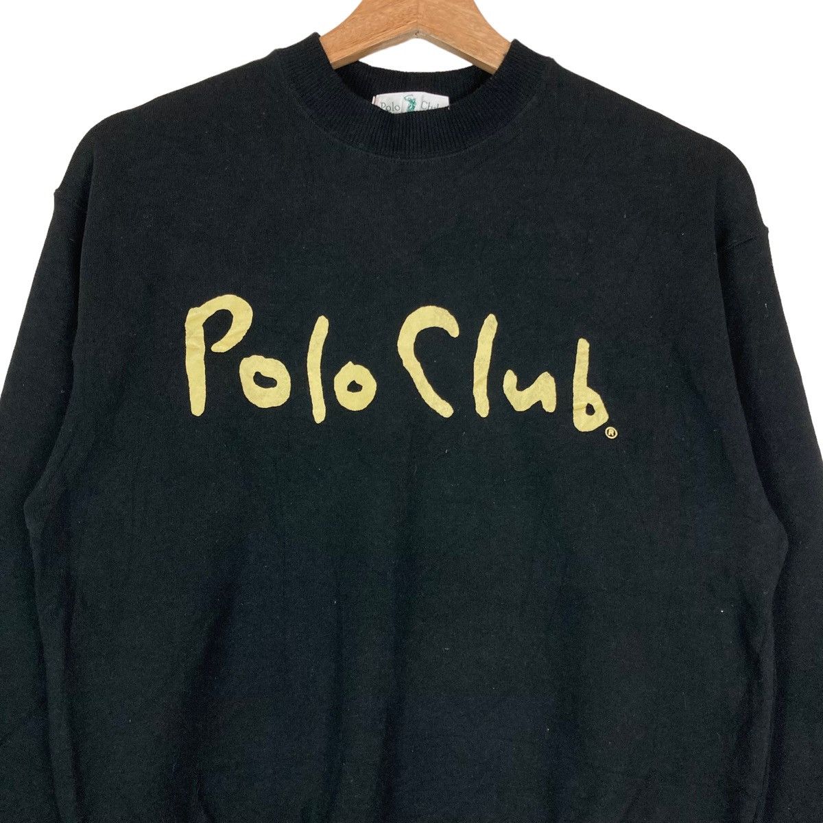 Vintage Vintage Polo Club Spell Out Pullover Jumper Sweatshirt Size US S / EU 44-46 / 1 - 2 Thumbnail