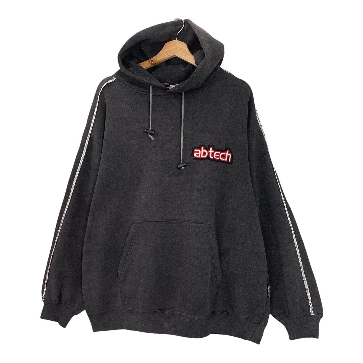Japanese Brand × Vintage 90s Ab-Tech Embroidered Small Logo Pullover Hoodies Size XL Size US XL / EU 56 / 4 - 3 Thumbnail