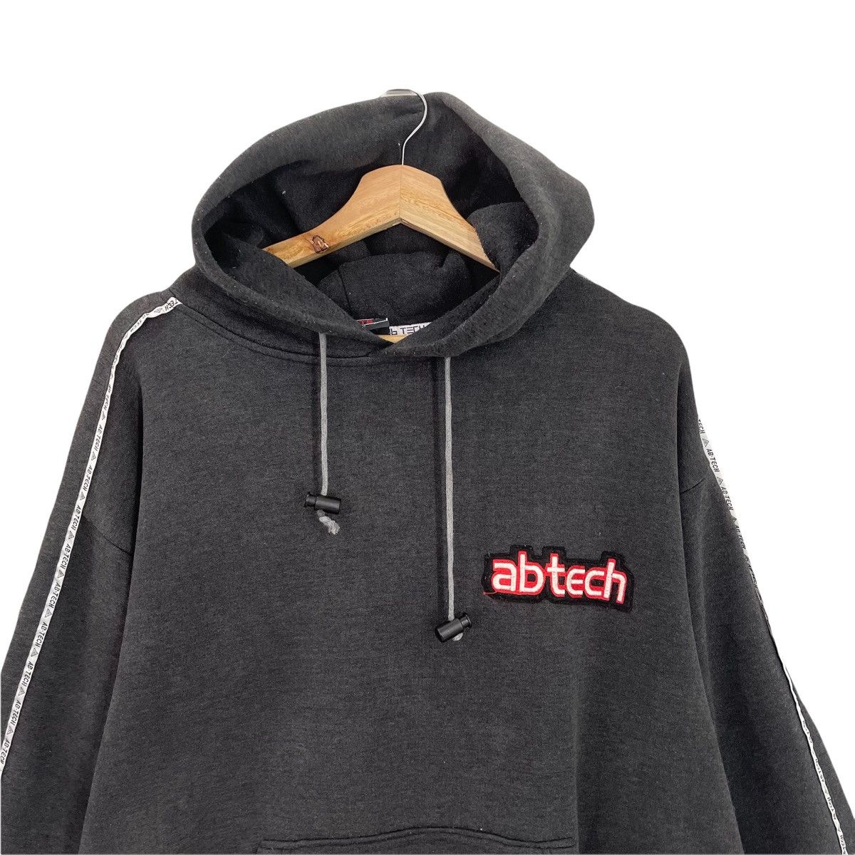 Japanese Brand × Vintage 90s Ab-Tech Embroidered Small Logo Pullover Hoodies Size XL Size US XL / EU 56 / 4 - 4 Thumbnail