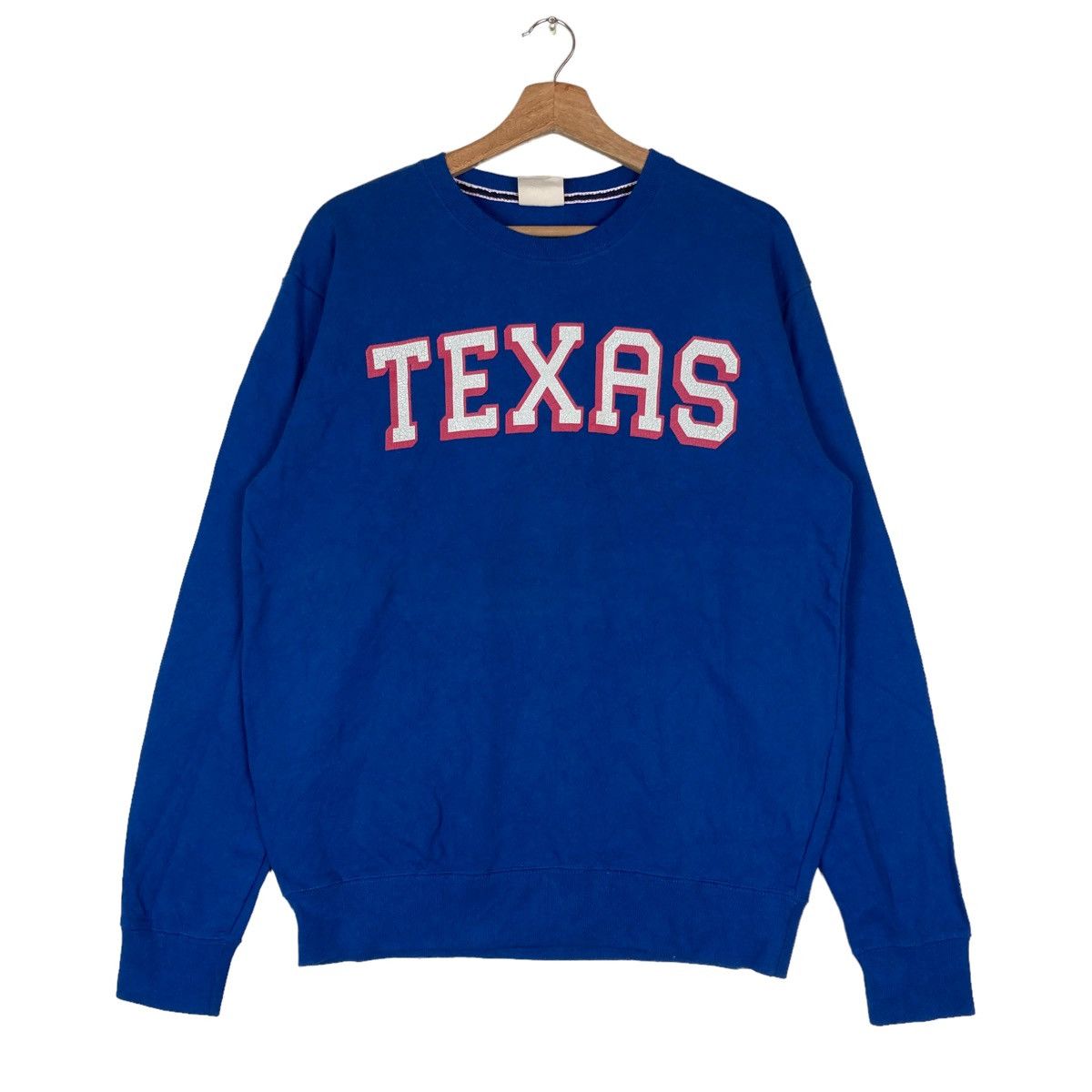 Vintage Vintage Durante Texas Spell Out Pullover Jumper Sweatshirt Size US L / EU 52-54 / 3 - 1 Thumbnail