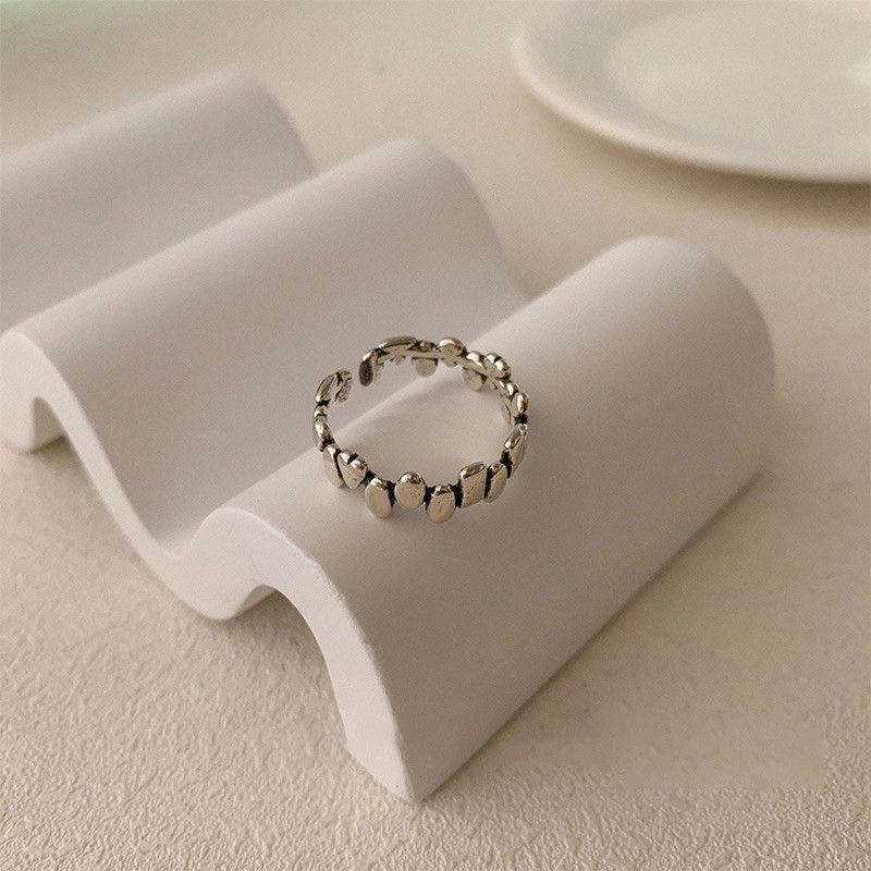 Jewelry Unique Geometric Cuff Rings Size ONE SIZE - 3 Thumbnail