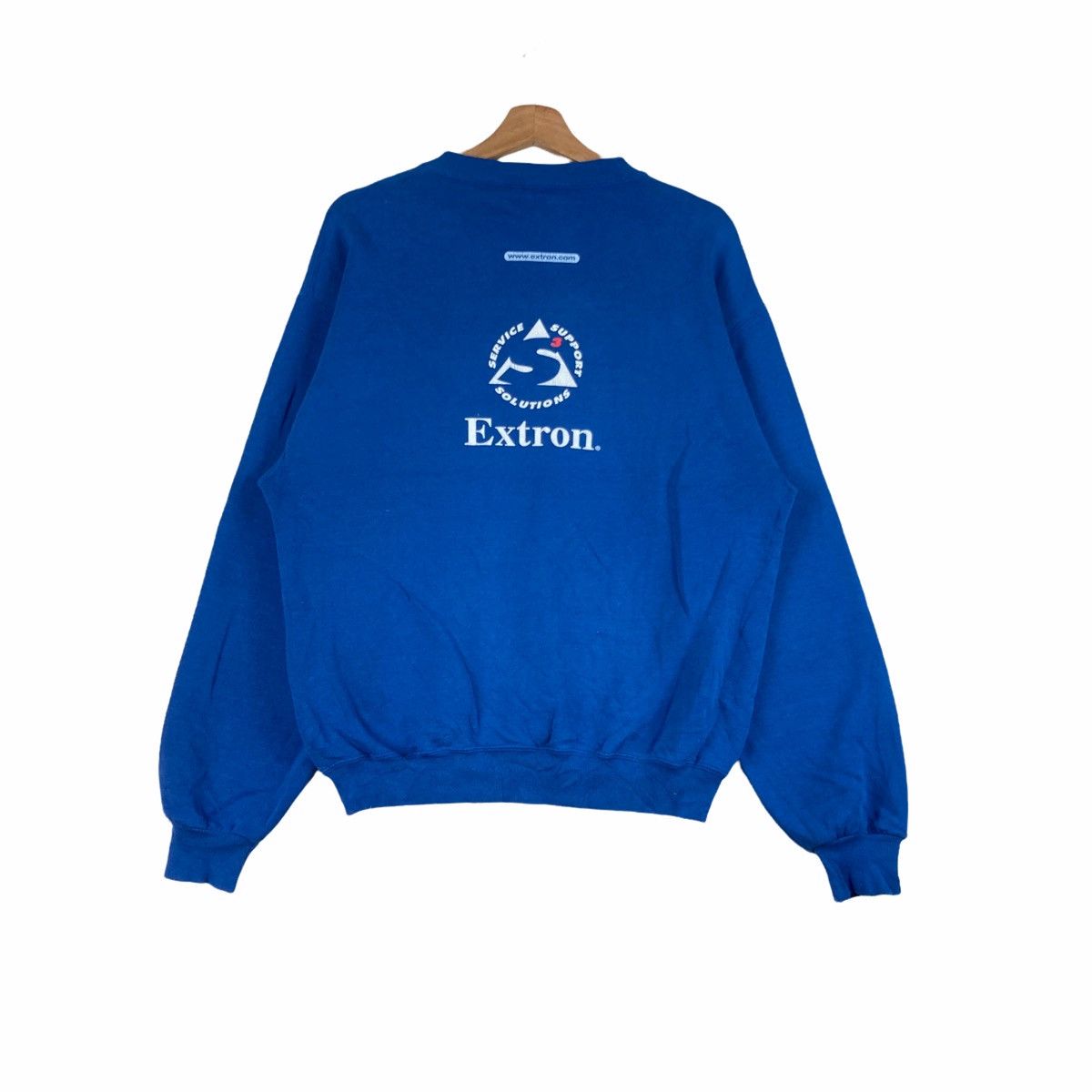 Vintage Vintage SWEATSHIRT EXTRON CREW pullover jumper Size US M / EU 48-50 / 2 - 2 Thumbnail