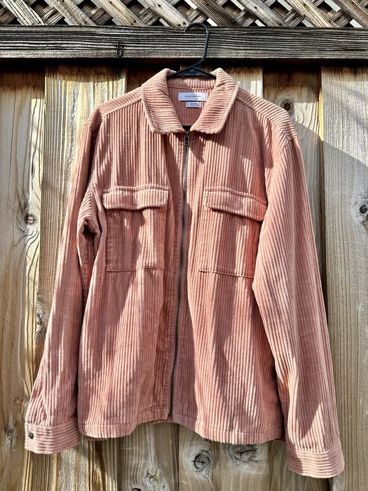 Pink corduroy clearance jacket urban outfitters