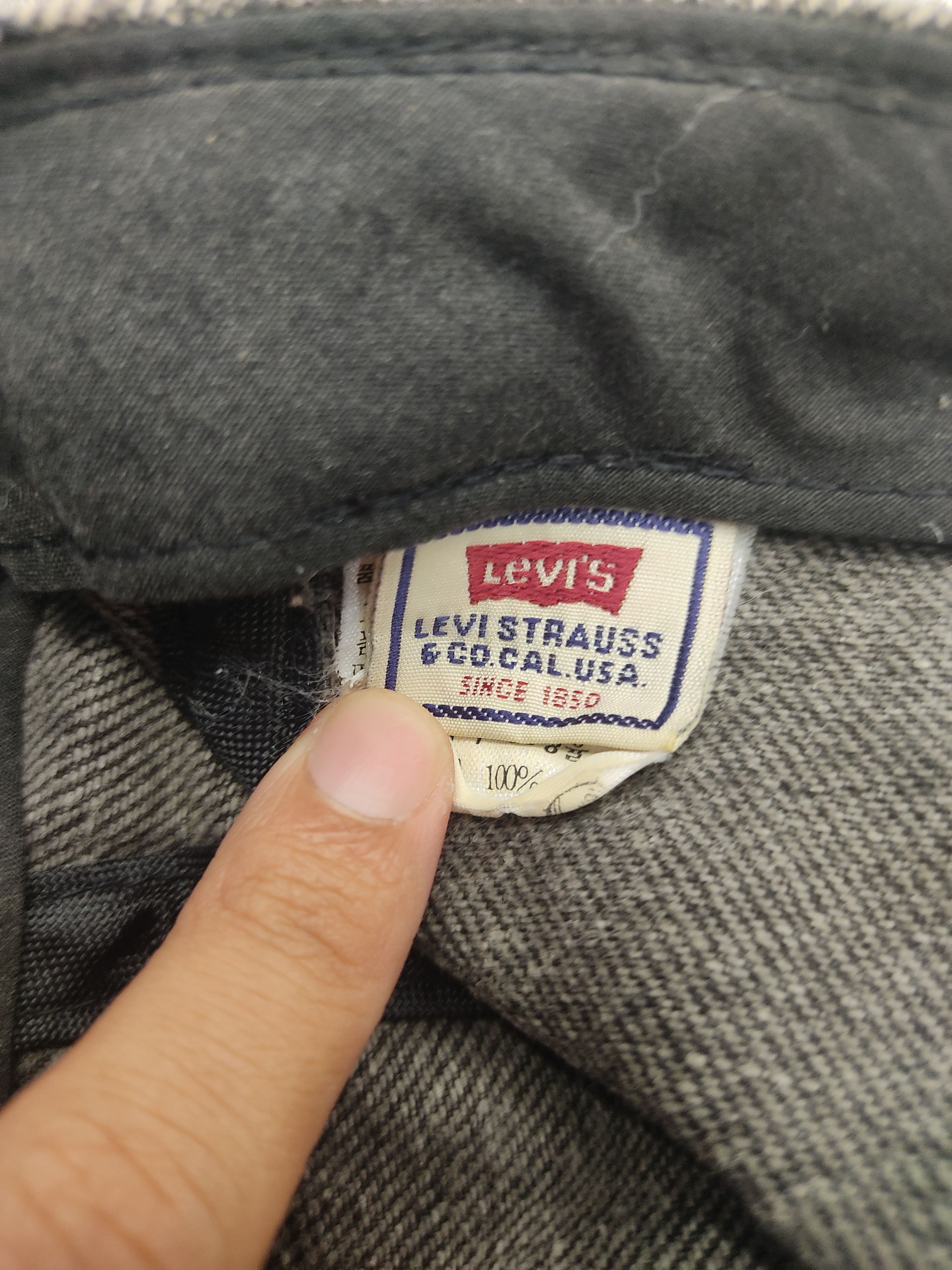 Levi's Vintage Levis Denim Cap Hat Size ONE SIZE - 3 Thumbnail