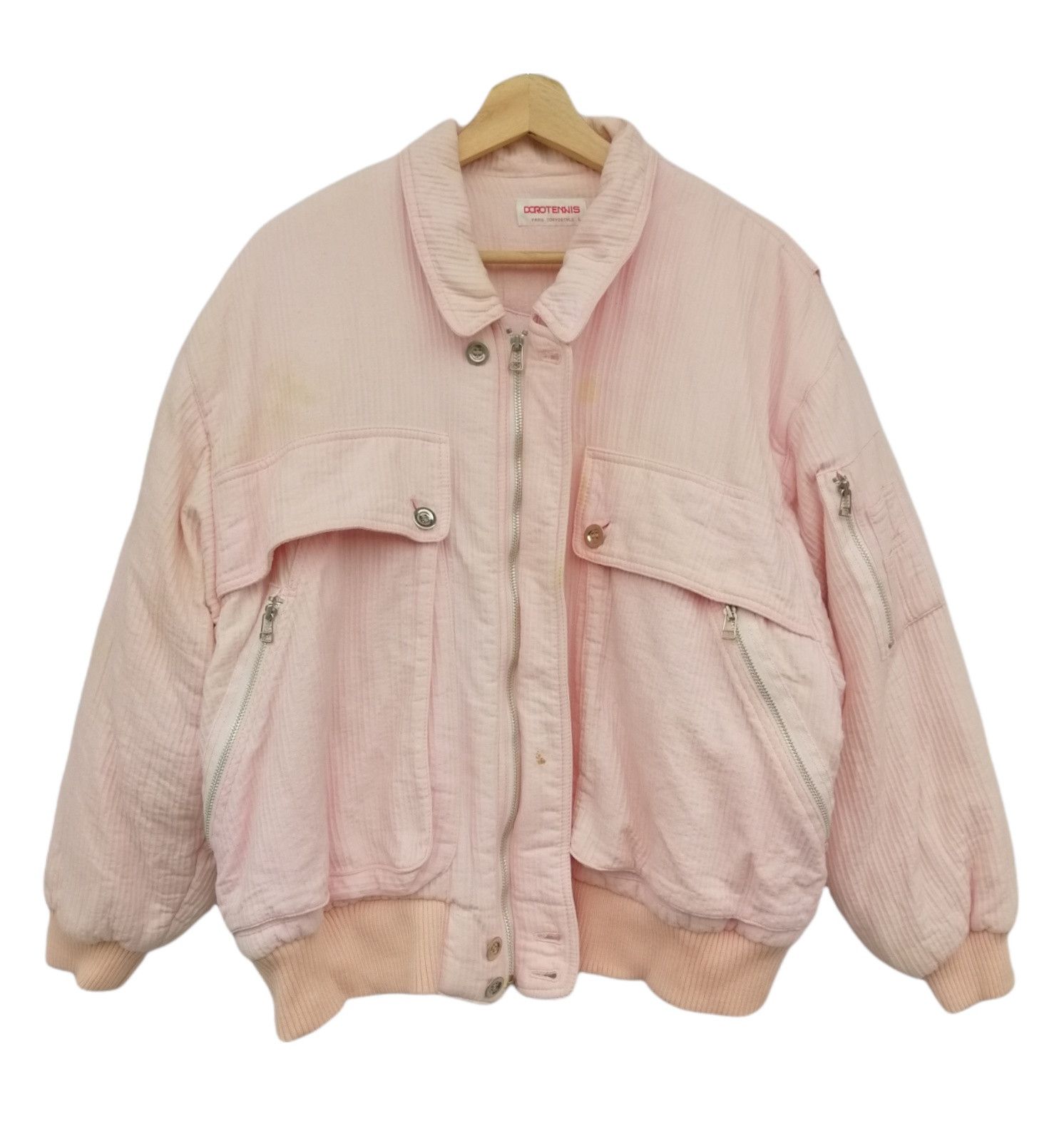 Japanese Brand Vintage Doro Tennis Paris Tokyostyle Bomber Jacket Size US L / EU 52-54 / 3 - 14 Thumbnail
