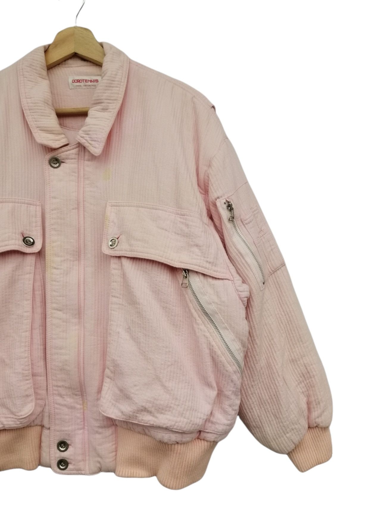 Japanese Brand Vintage Doro Tennis Paris Tokyostyle Bomber Jacket Size US L / EU 52-54 / 3 - 5 Thumbnail