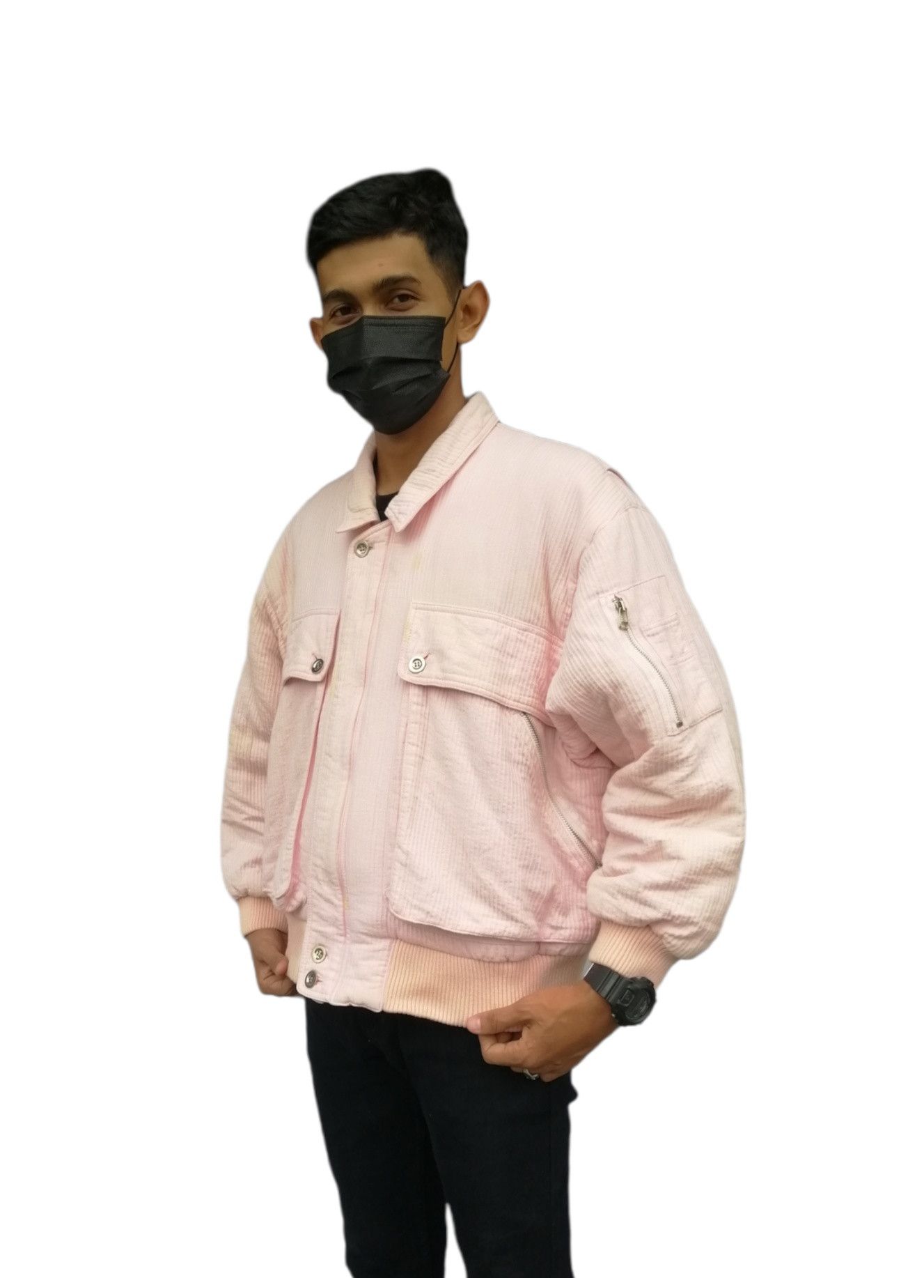 Japanese Brand Vintage Doro Tennis Paris Tokyostyle Bomber Jacket Size US L / EU 52-54 / 3 - 3 Thumbnail