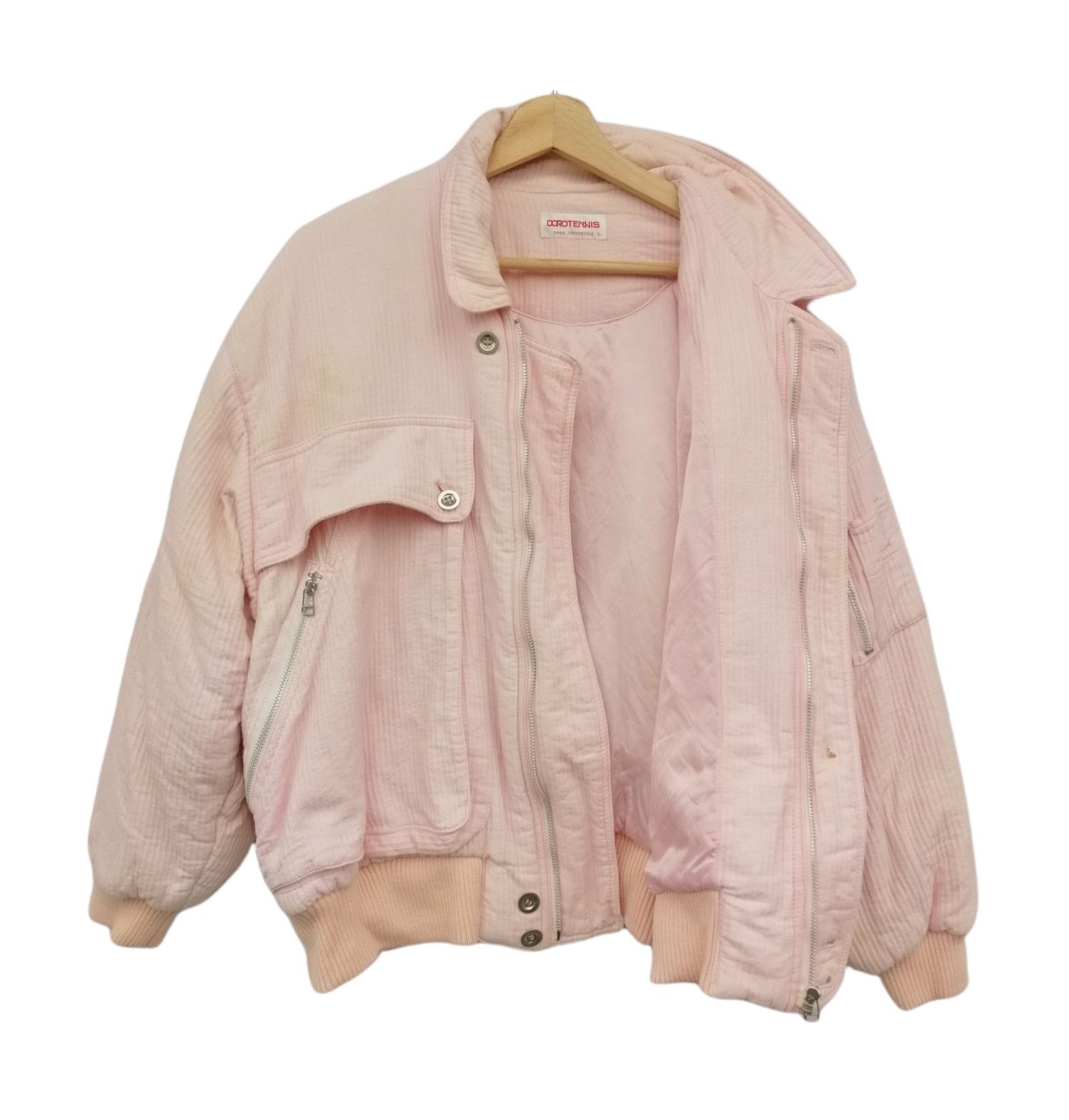 Japanese Brand Vintage Doro Tennis Paris Tokyostyle Bomber Jacket Size US L / EU 52-54 / 3 - 16 Thumbnail
