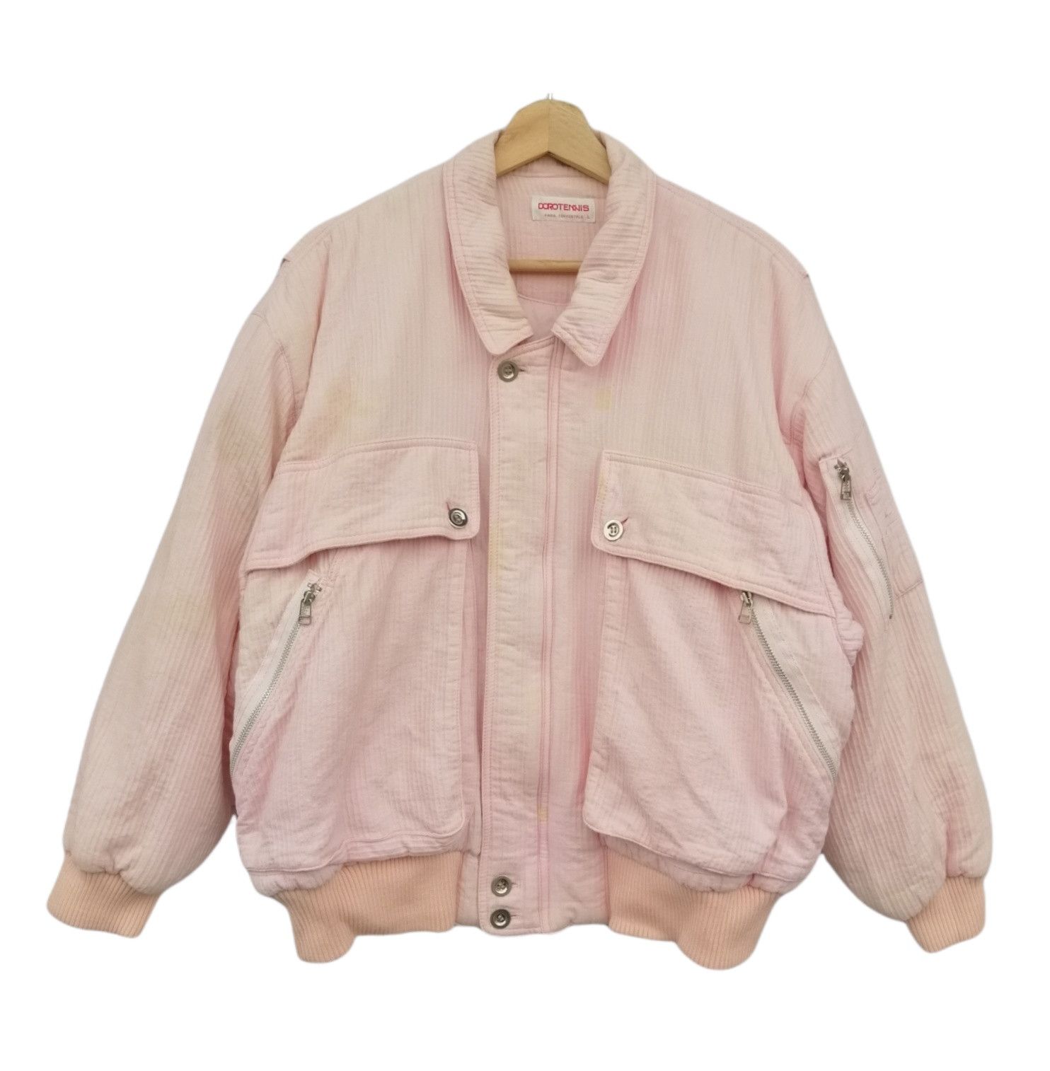 Japanese Brand Vintage Doro Tennis Paris Tokyostyle Bomber Jacket Size US L / EU 52-54 / 3 - 4 Thumbnail