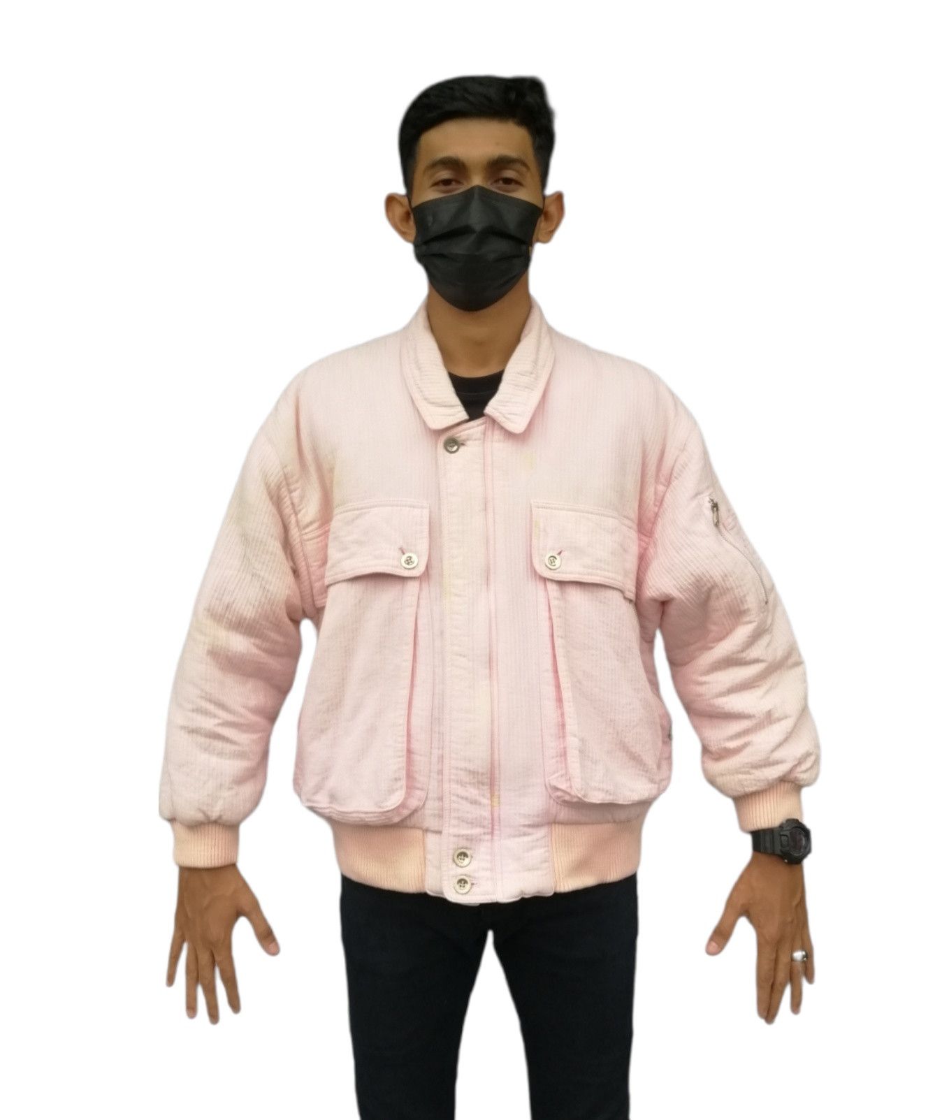Japanese Brand Vintage Doro Tennis Paris Tokyostyle Bomber Jacket Size US L / EU 52-54 / 3 - 2 Thumbnail