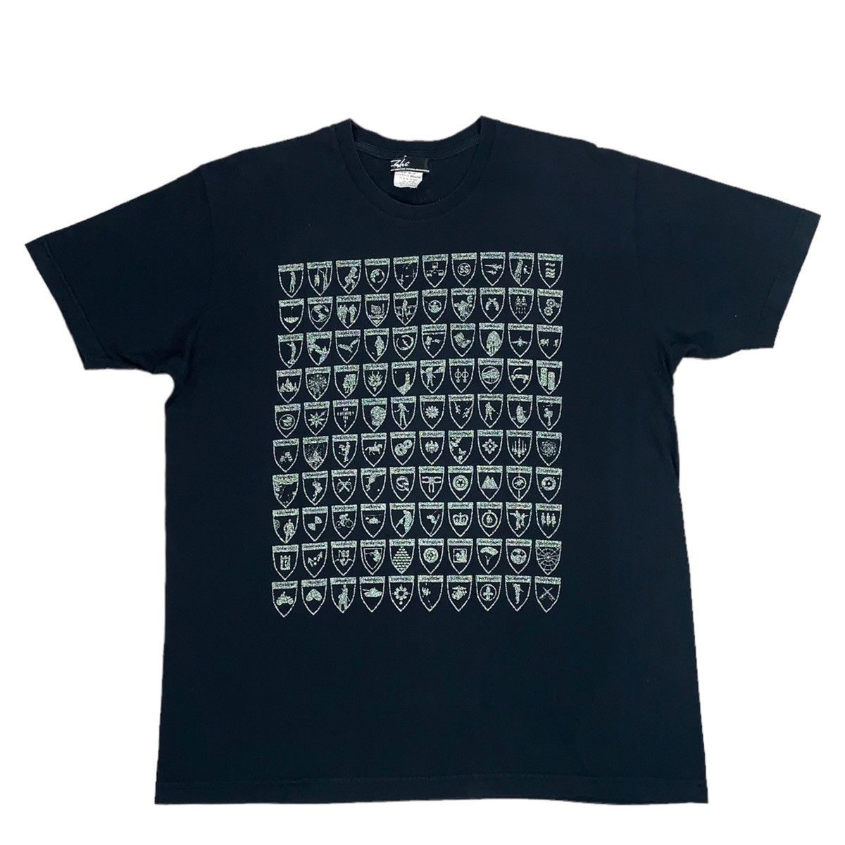Futura VTG Futura Century Iconography Black Reflective Logo Shirt Size US XL / EU 56 / 4 - 2 Thumbnail