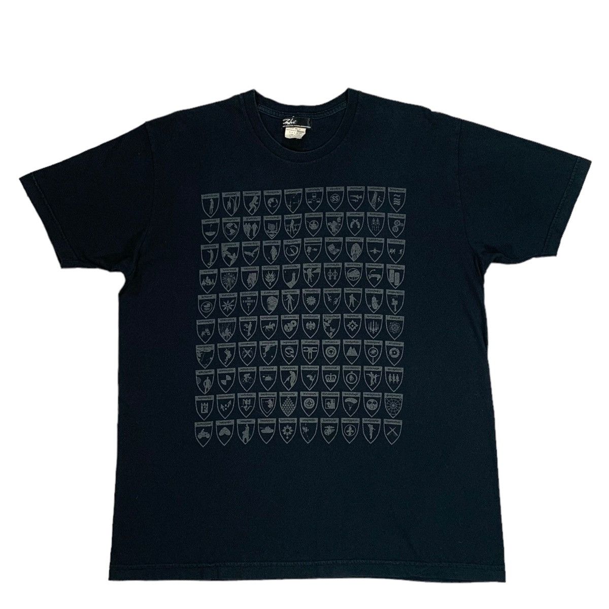 Futura VTG Futura Century Iconography Black Reflective Logo Shirt Size US XL / EU 56 / 4 - 1 Thumbnail