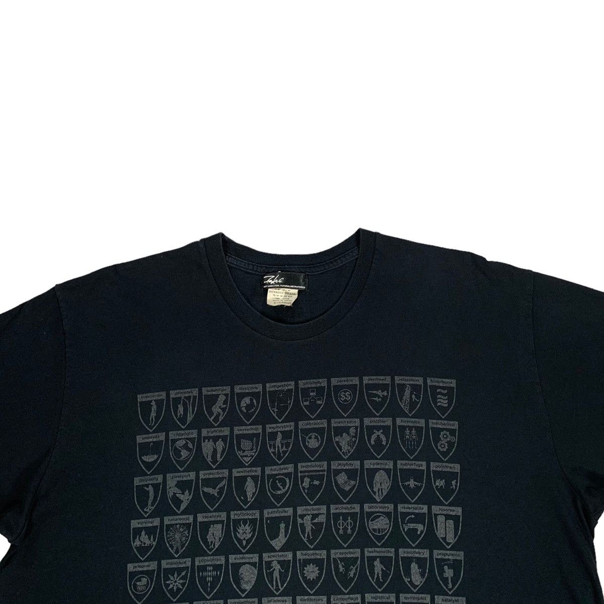 Futura VTG Futura Century Iconography Black Reflective Logo Shirt Size US XL / EU 56 / 4 - 3 Thumbnail