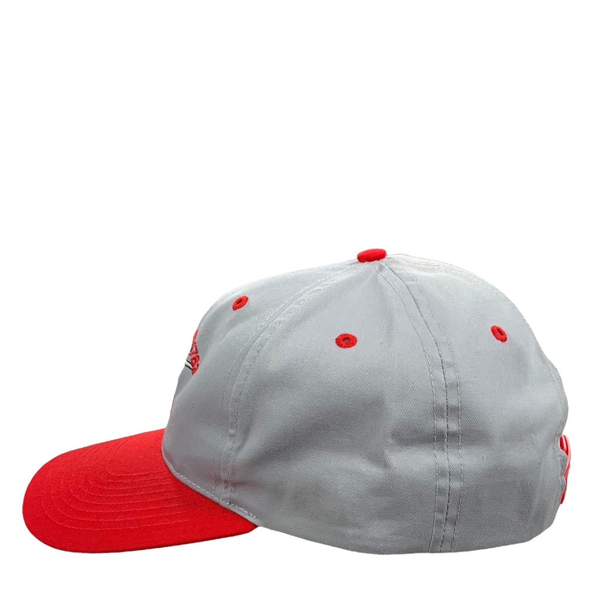 Vintage VTG Prill Field Air Plane Gray & Red Adjustable Snapback Hat Size ONE SIZE - 2 Thumbnail