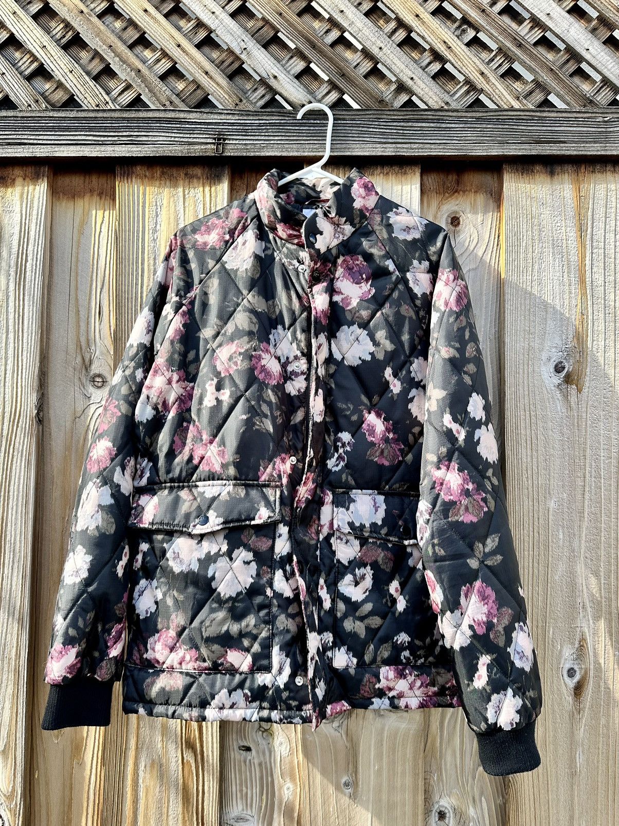Urban Outfitters Floral Quilted Jacket Size US M / EU 48-50 / 2 - 1 Thumbnail
