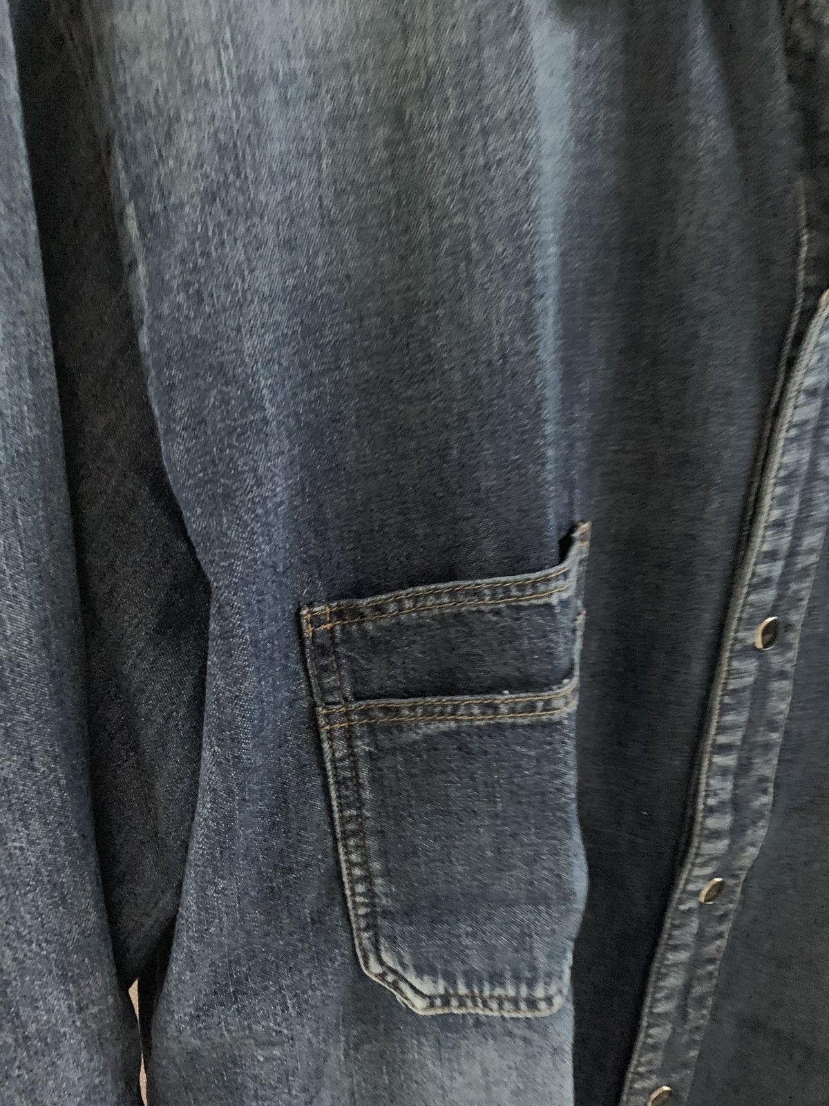 Saint Laurent Paris Denim Button Up in Medium Vintage Blue Size US S / EU 44-46 / 1 - 5 Thumbnail