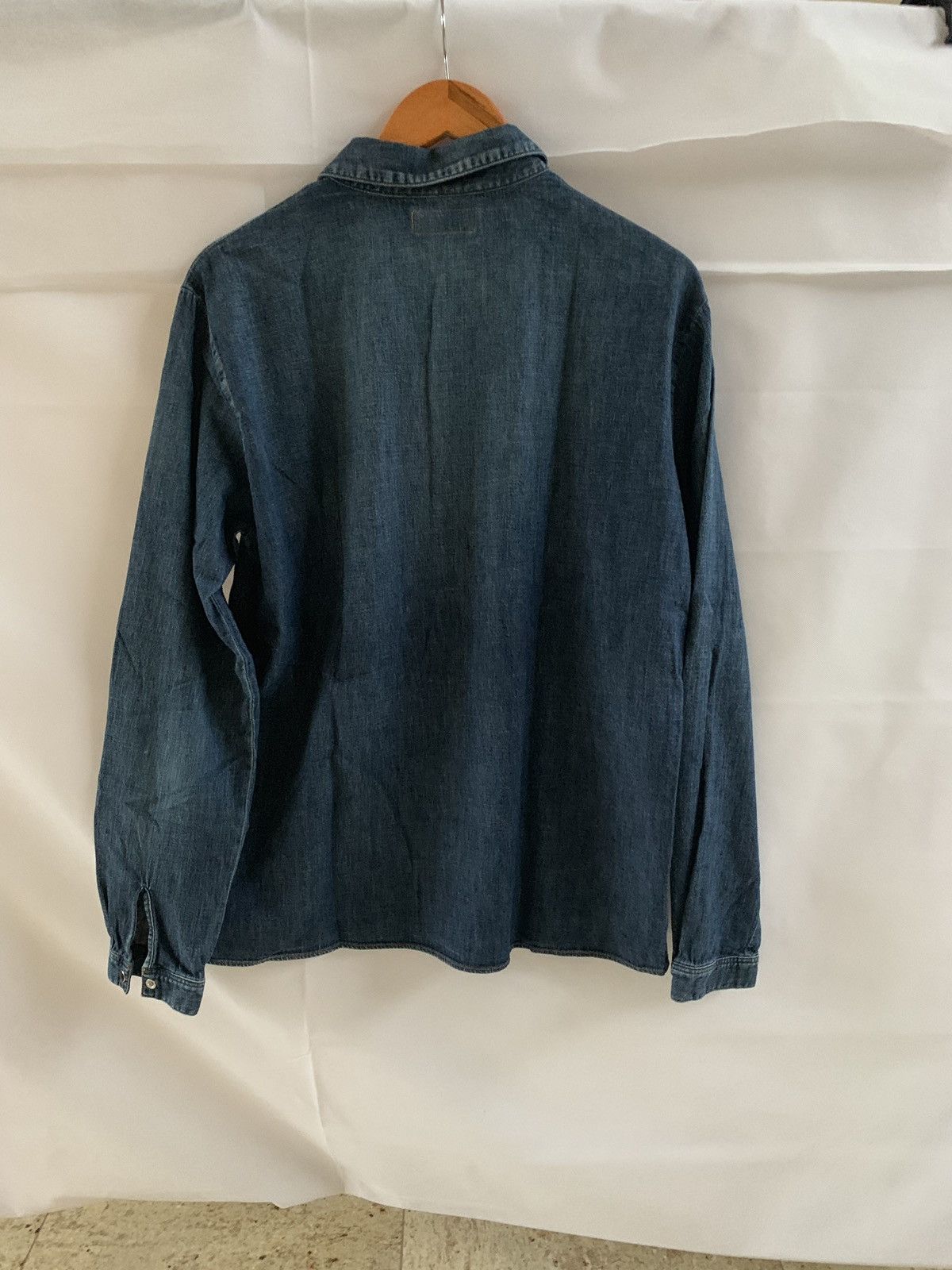 Saint Laurent Paris Denim Button Up in Medium Vintage Blue Size US S / EU 44-46 / 1 - 9 Thumbnail