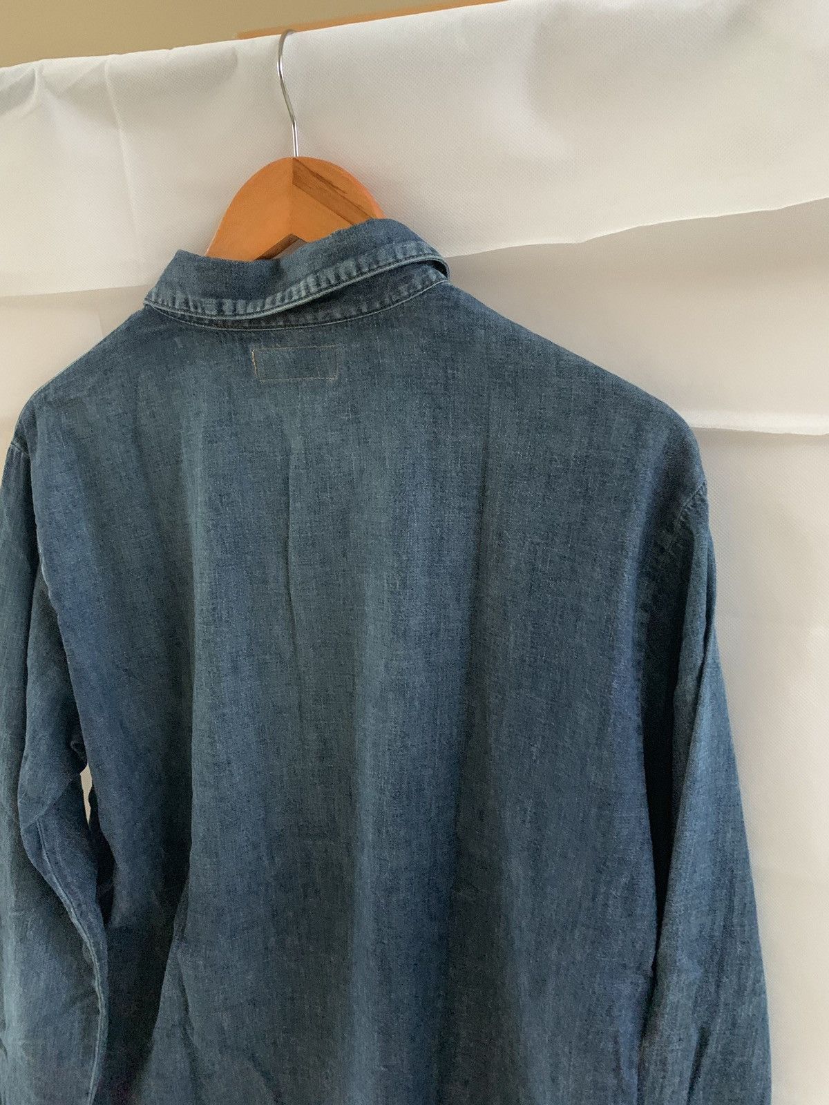 Saint Laurent Paris Denim Button Up in Medium Vintage Blue Size US S / EU 44-46 / 1 - 10 Thumbnail
