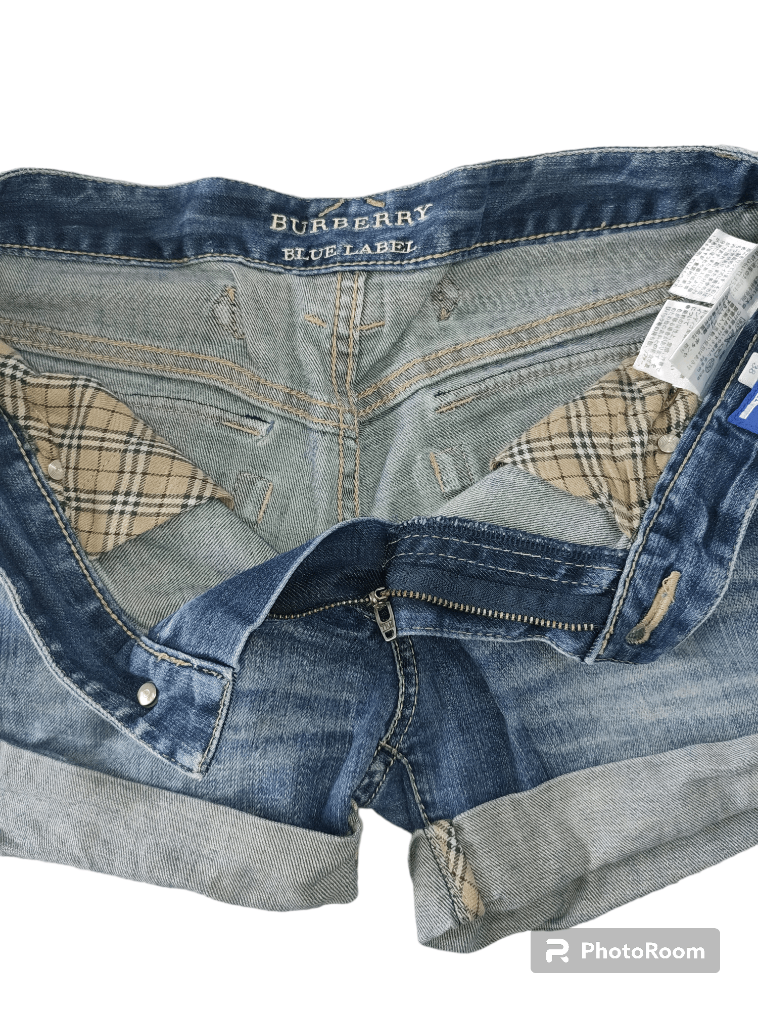 Burberry Hot🔥 Burberry Denim Shorts Size 31" - 7 Thumbnail