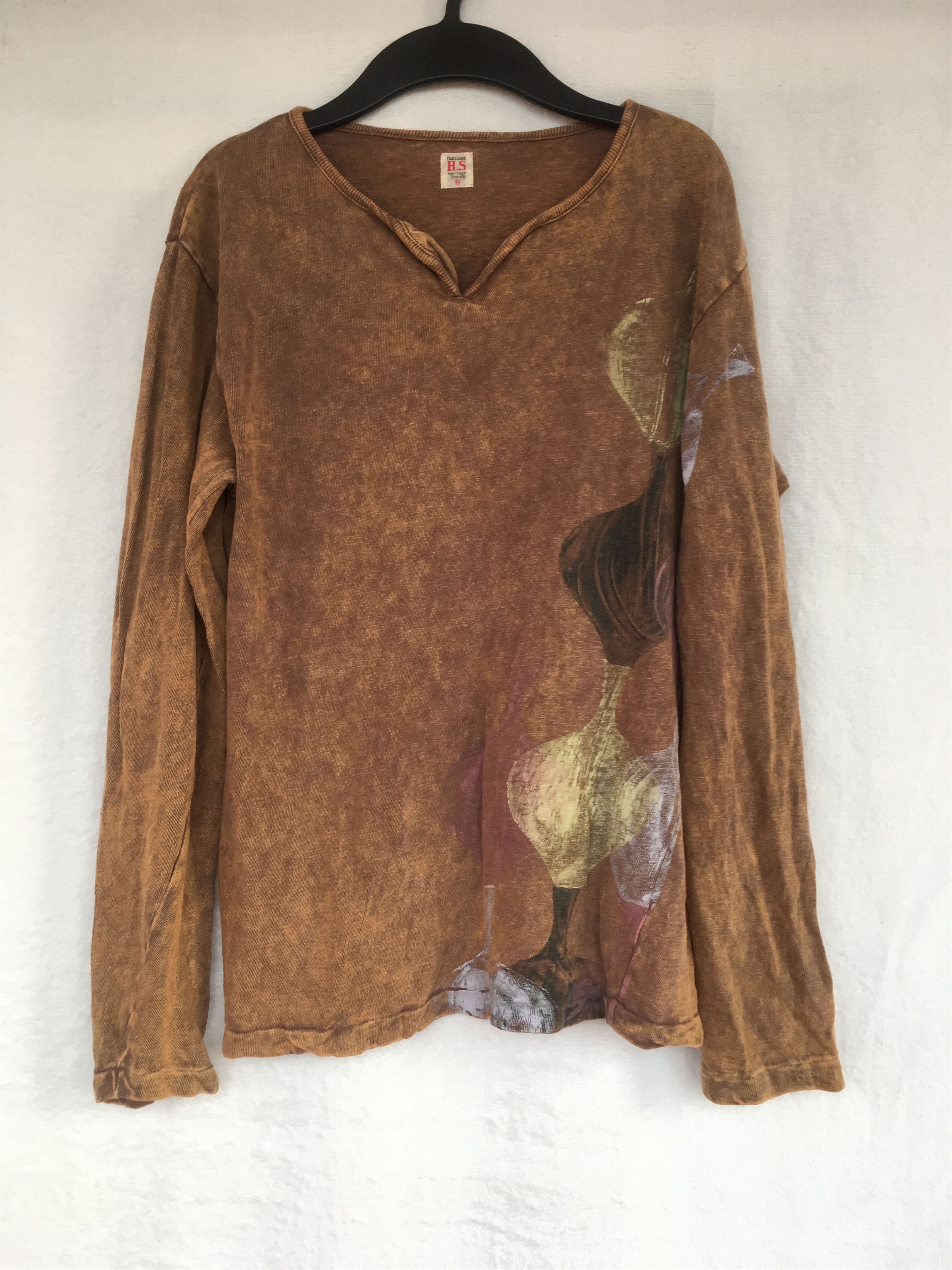 Japanese Brand heritage stone longsleeve Size US M / EU 48-50 / 2 - 1 Thumbnail