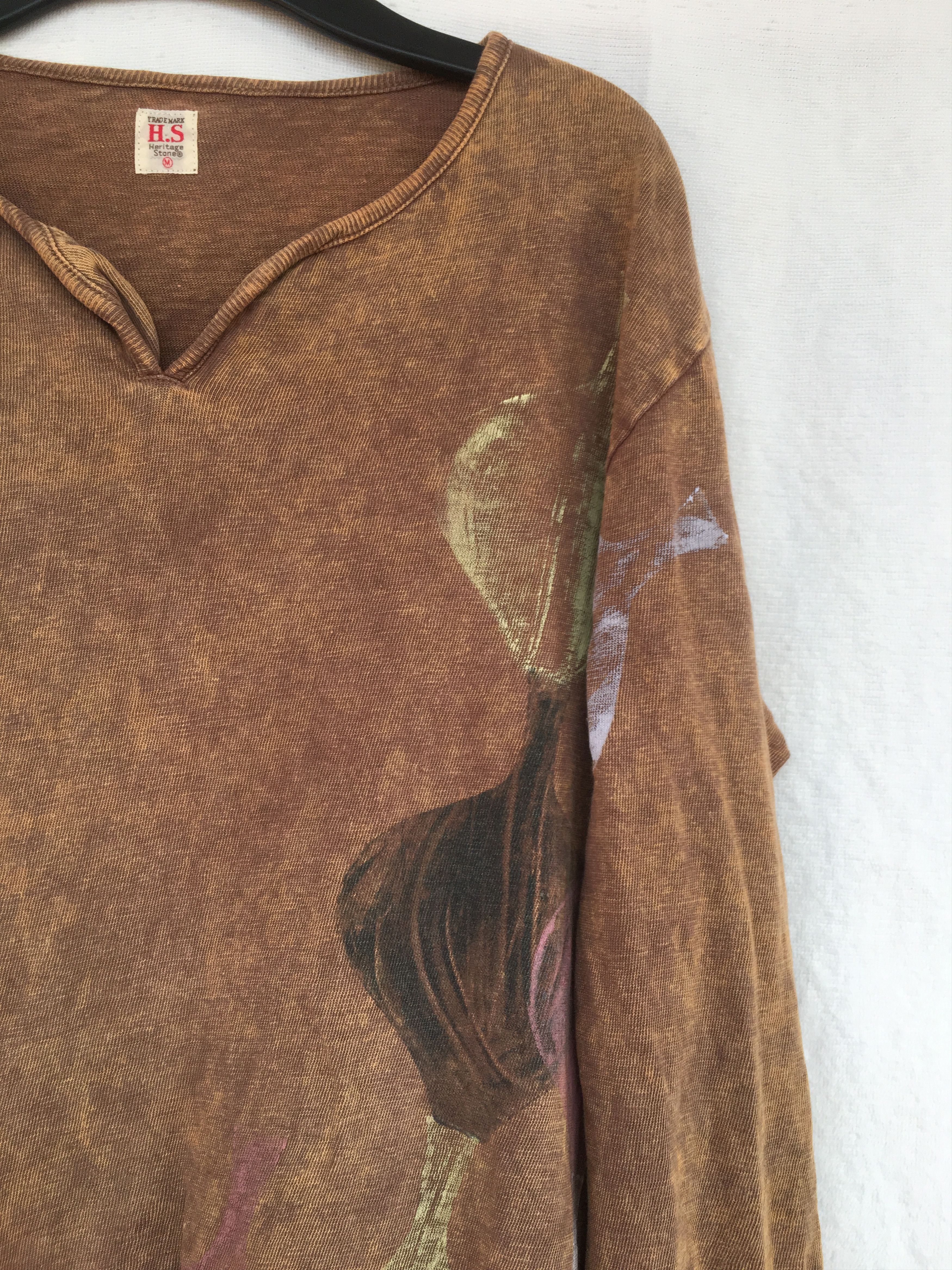 Japanese Brand heritage stone longsleeve Size US M / EU 48-50 / 2 - 3 Thumbnail