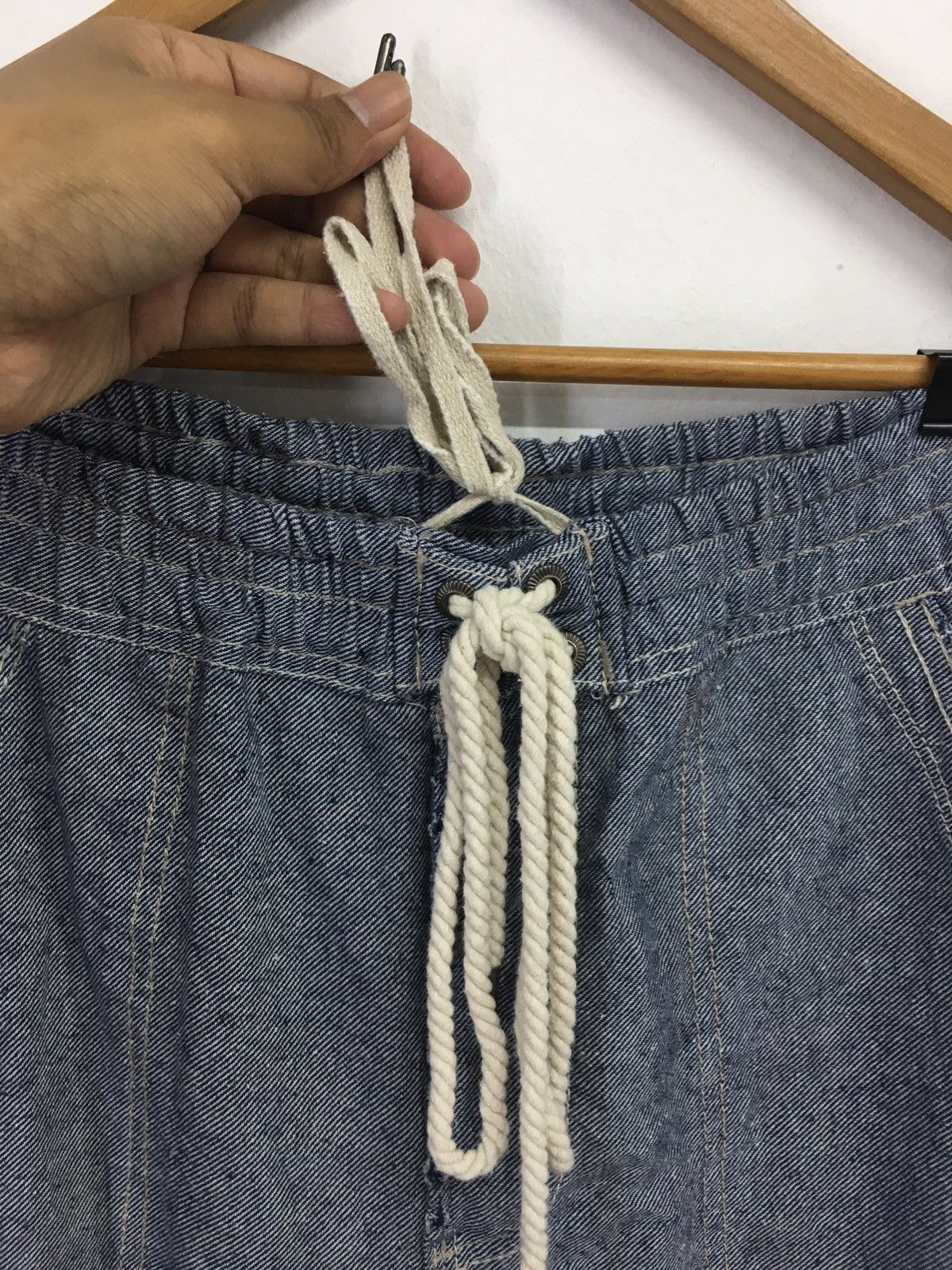 Japanese Brand unfinish jogger denim Size US 30 / EU 46 - 7 Thumbnail