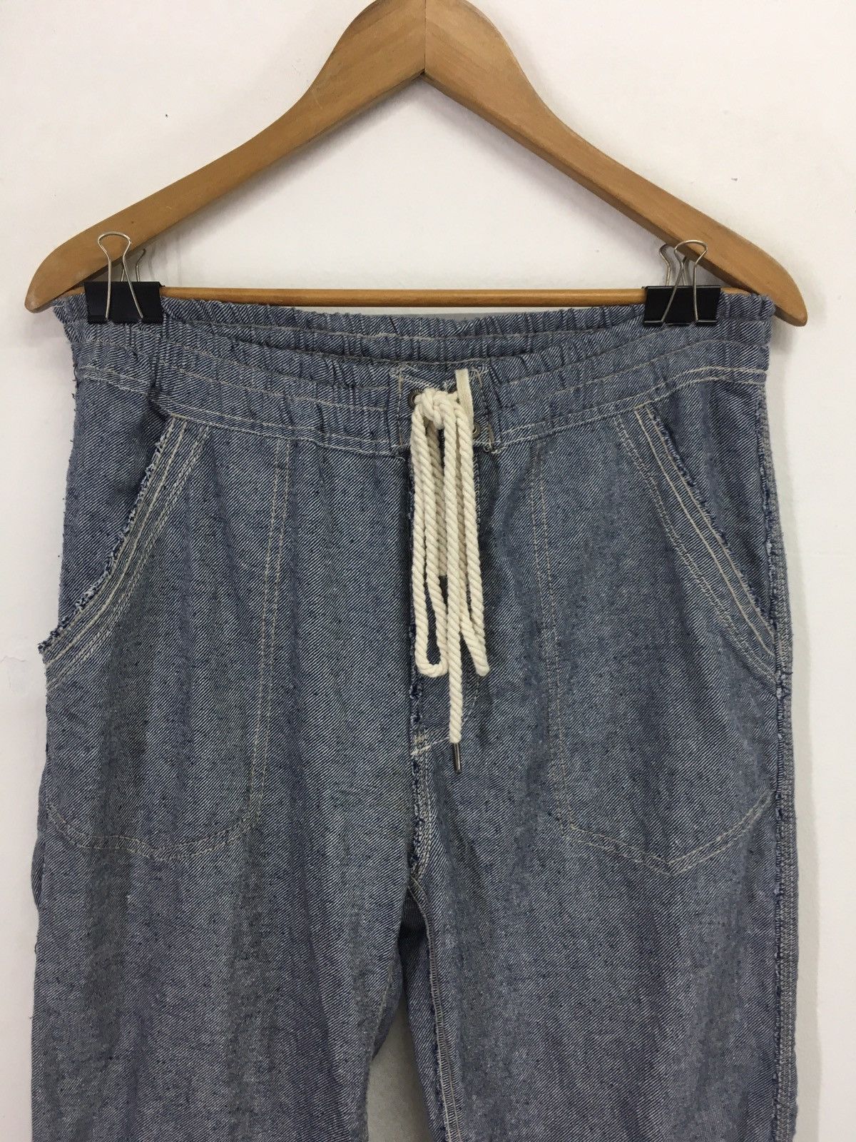 Japanese Brand unfinish jogger denim Size US 30 / EU 46 - 2 Thumbnail