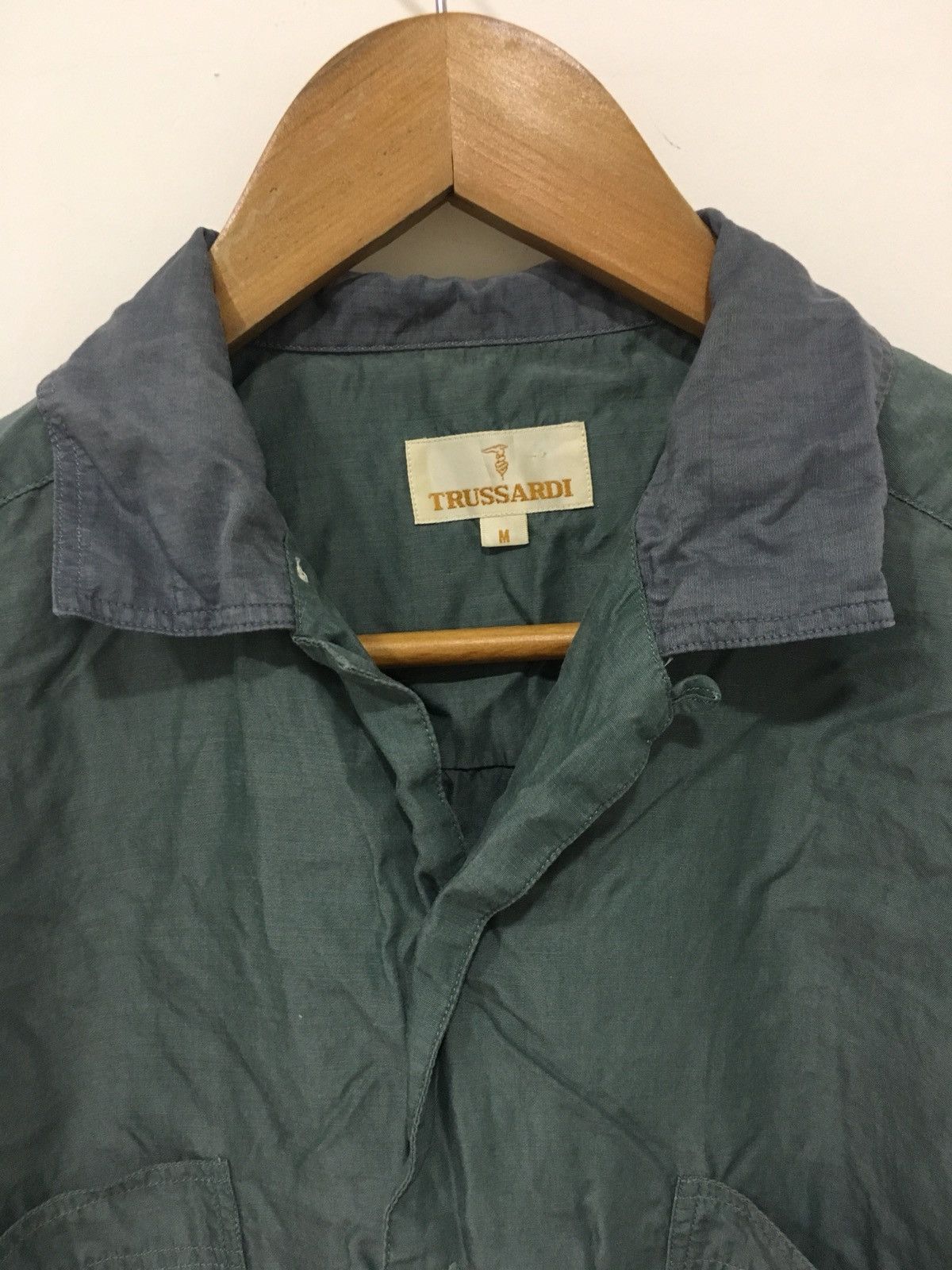 Trussardi 2tones shirt Size US M / EU 48-50 / 2 - 1 Thumbnail