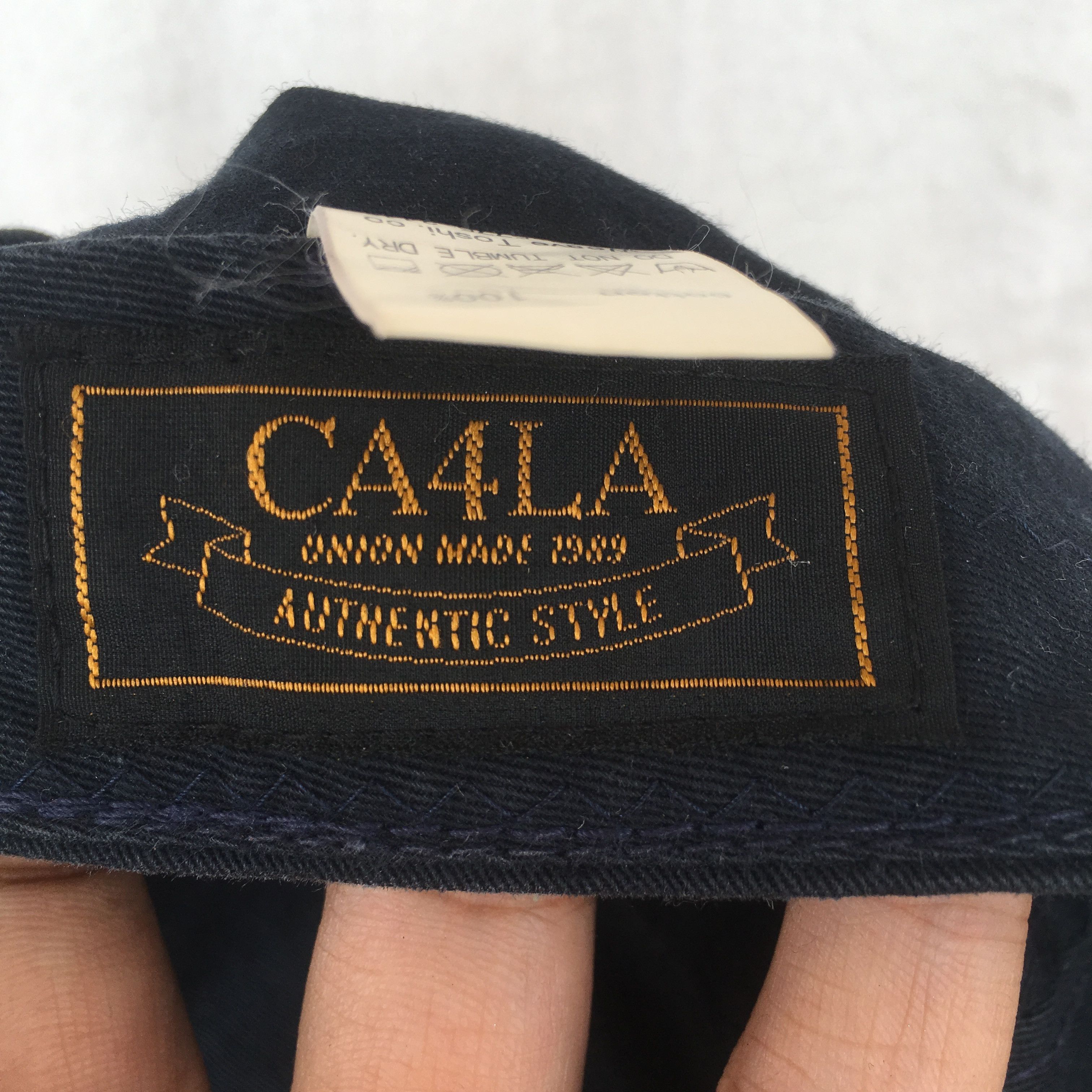 CA4LA navy blue hat Size ONE SIZE - 5 Thumbnail