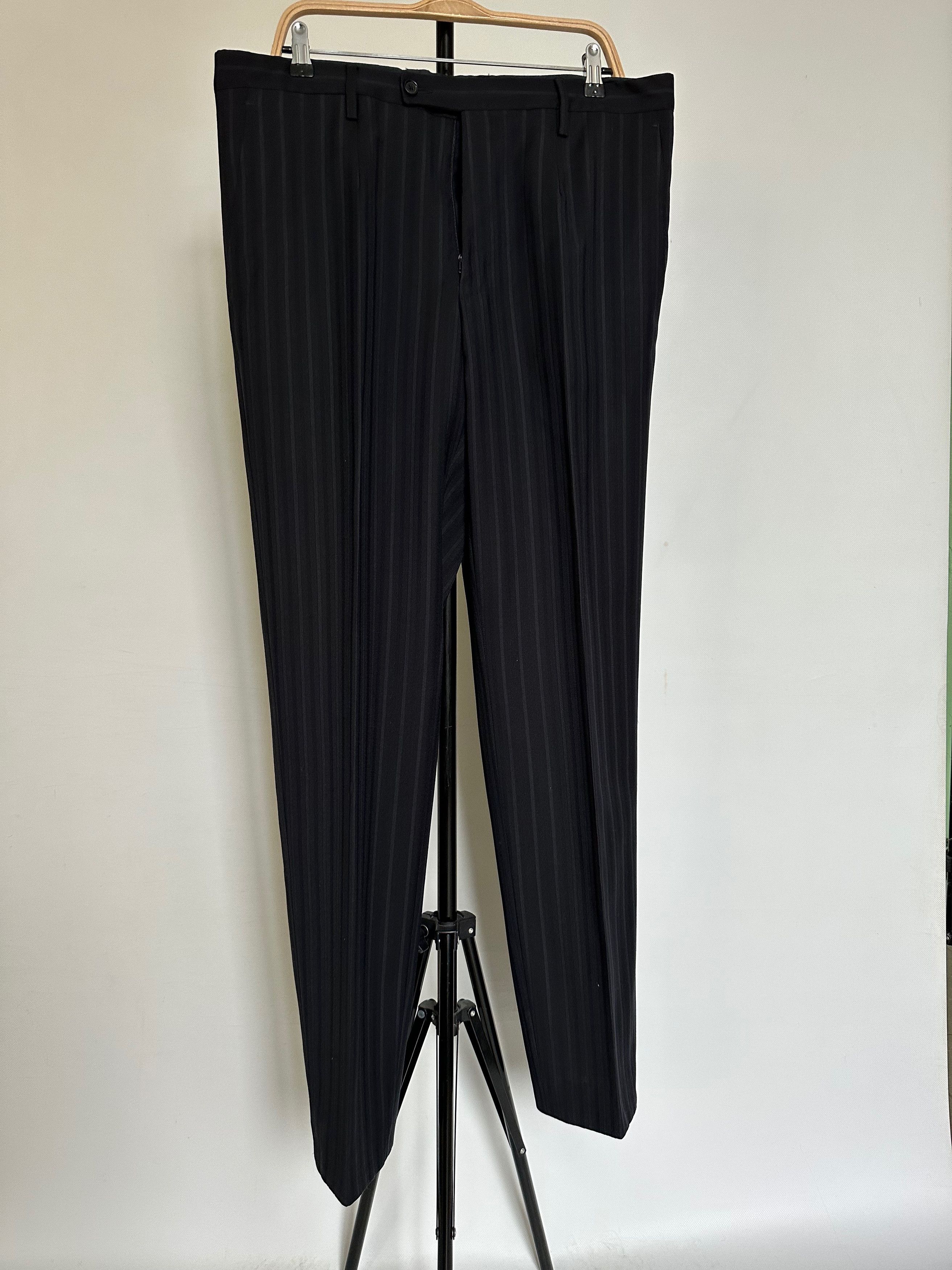 Dolce & Gabbana Dolce Gabbana Wool Suit black striped US 42R Classic Size 42R - 15 Thumbnail